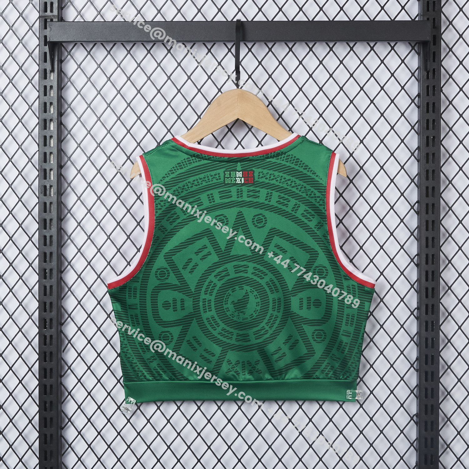 ManixJersey.com | Women's Mexico 2026 Home Yoga Vest -Customize Name, Number and Patch | Worldwide Shipping