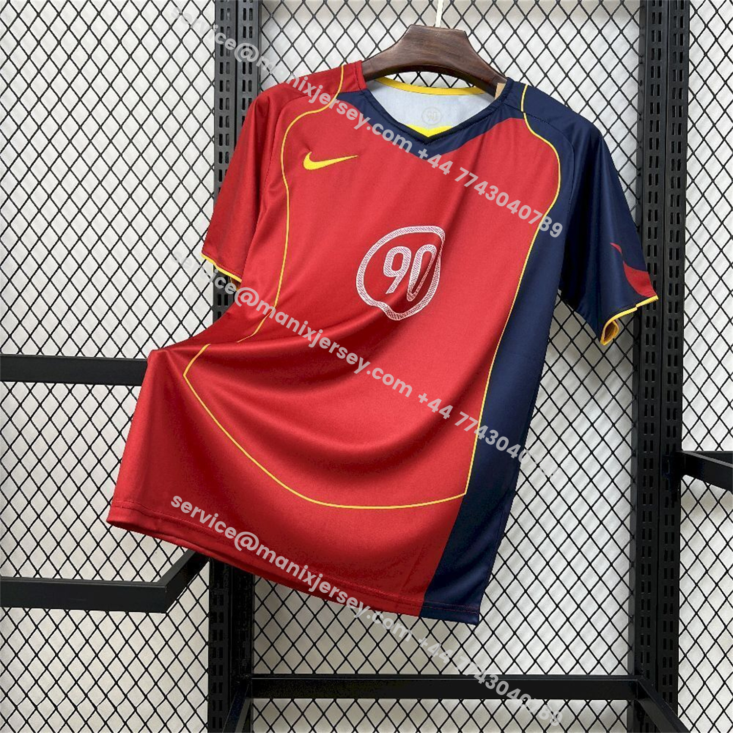 ManixJersey.com | Spain 2026 T90 Red Special Jersey -Customize Name, Number and Patch | Worldwide Shipping