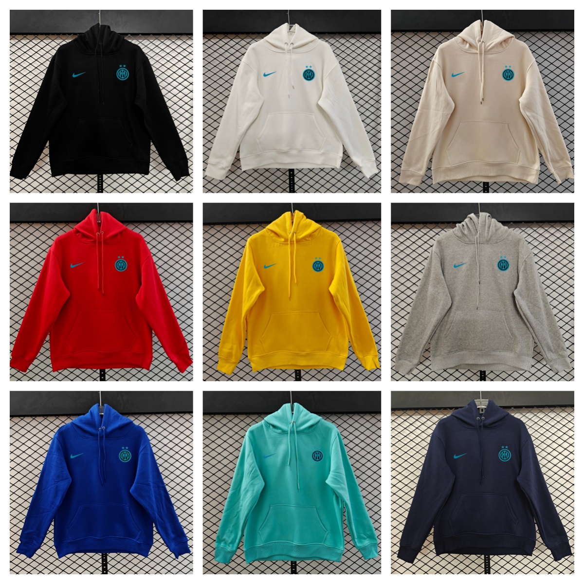 ManixJersey.com | Inter Milan 25-26 Third Blue Icon Unisex Pullover Hoodie -Customize Name, Number and Patch | Worldwide Shipping