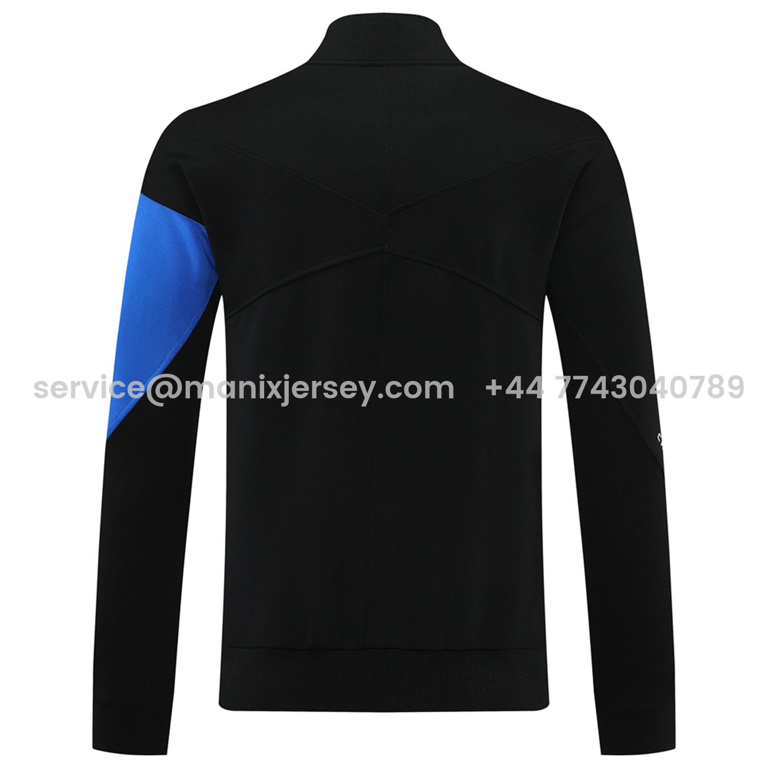 ManixJersey.com | C.H.E.L.S.E.A 25-26 Jacket Training Tracksuit with Throwback Badge - Black Jackets & Pants -Customize Name, Number and Patch | Worldwide Shipping