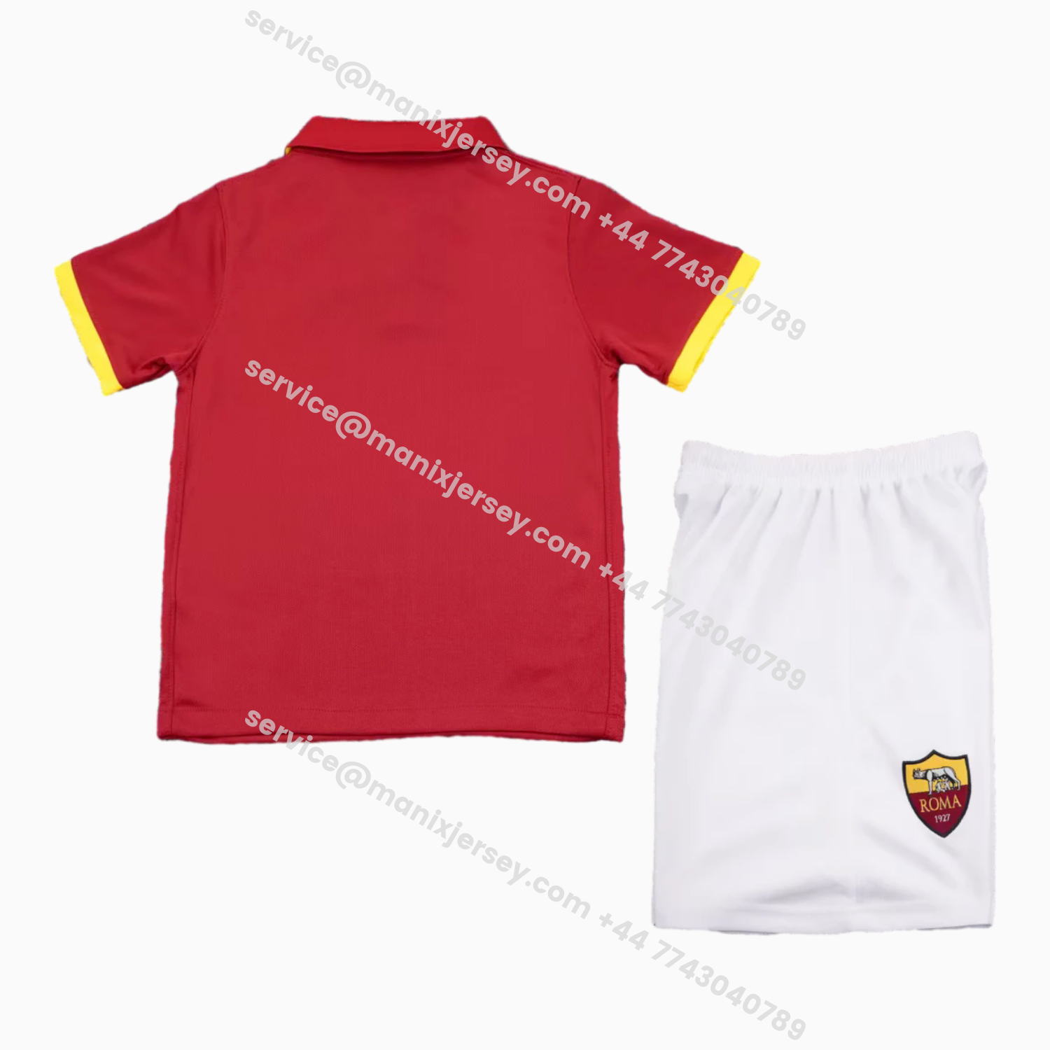 ManixJersey.com | Retro Roma 2014-15 Home Kids Kit -Customize Name, Number and Patch | Worldwide Shipping
