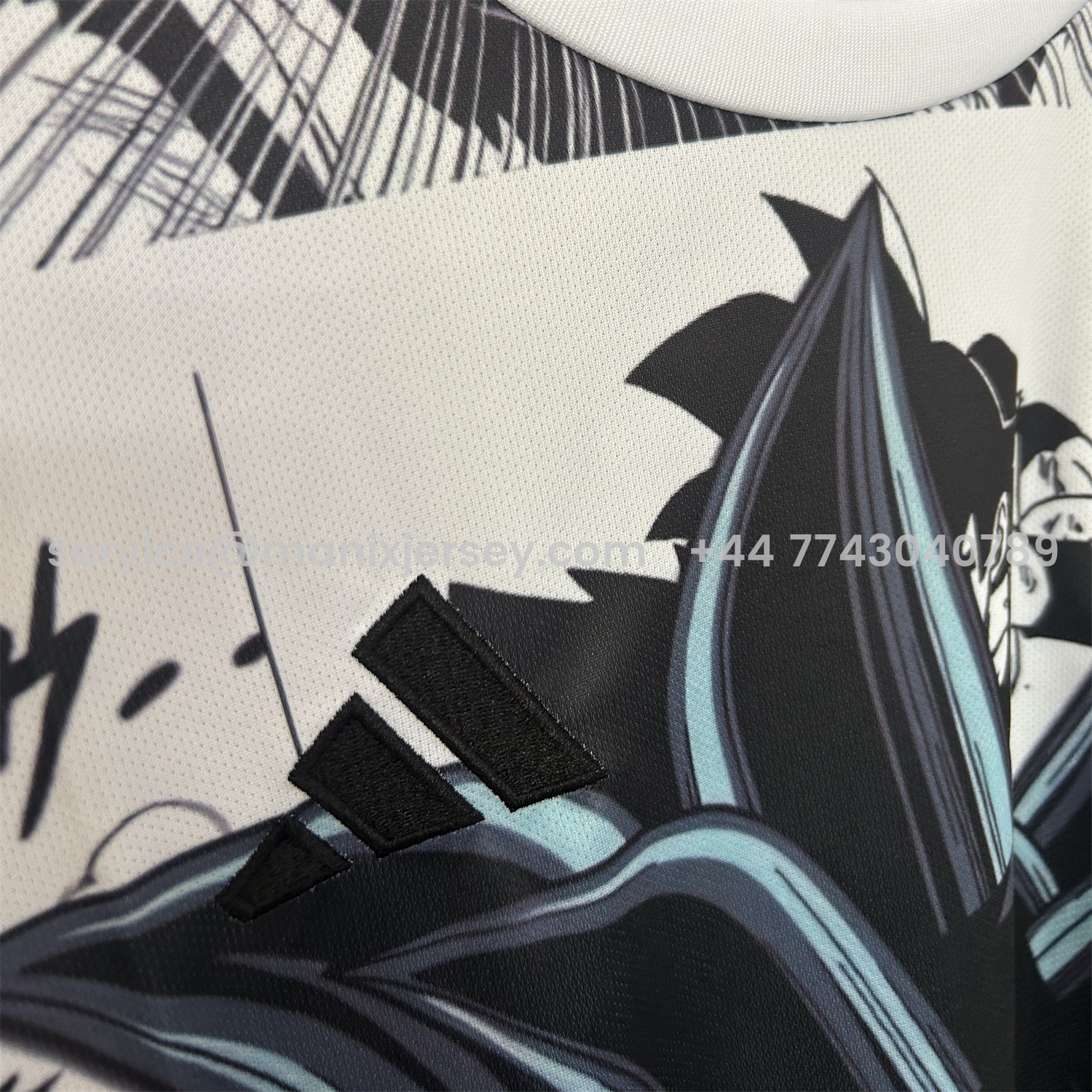 ManixJersey.com | Japan 25-26 Dragon Ball Comics Kamehameha White Special Jersey - Fans Version -Customize Name, Number and Patch | Worldwide Shipping