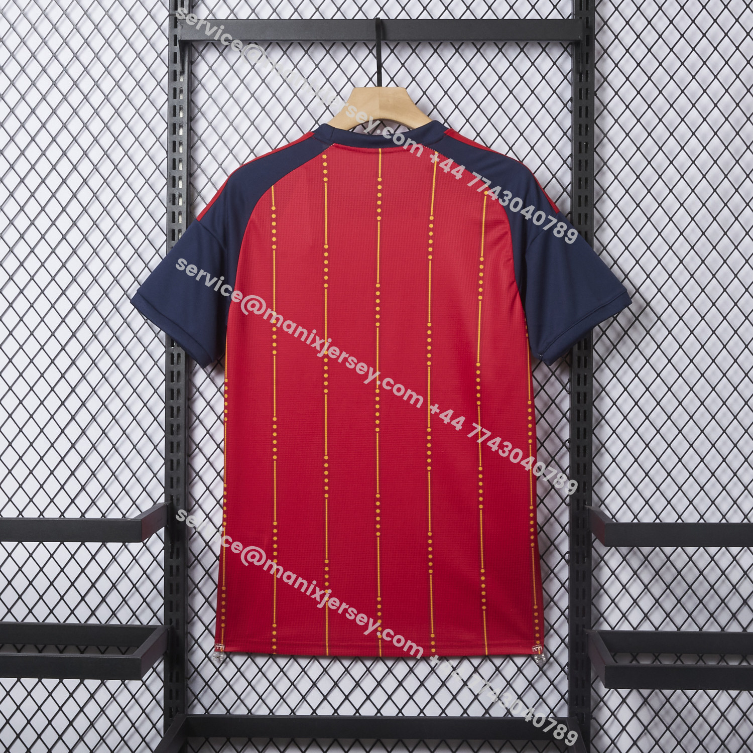 ManixJersey.com | Spain 2026 Home Red Jersey (Leaked Version) - Fans Version -Customize Name, Number and Patch | Worldwide Shipping