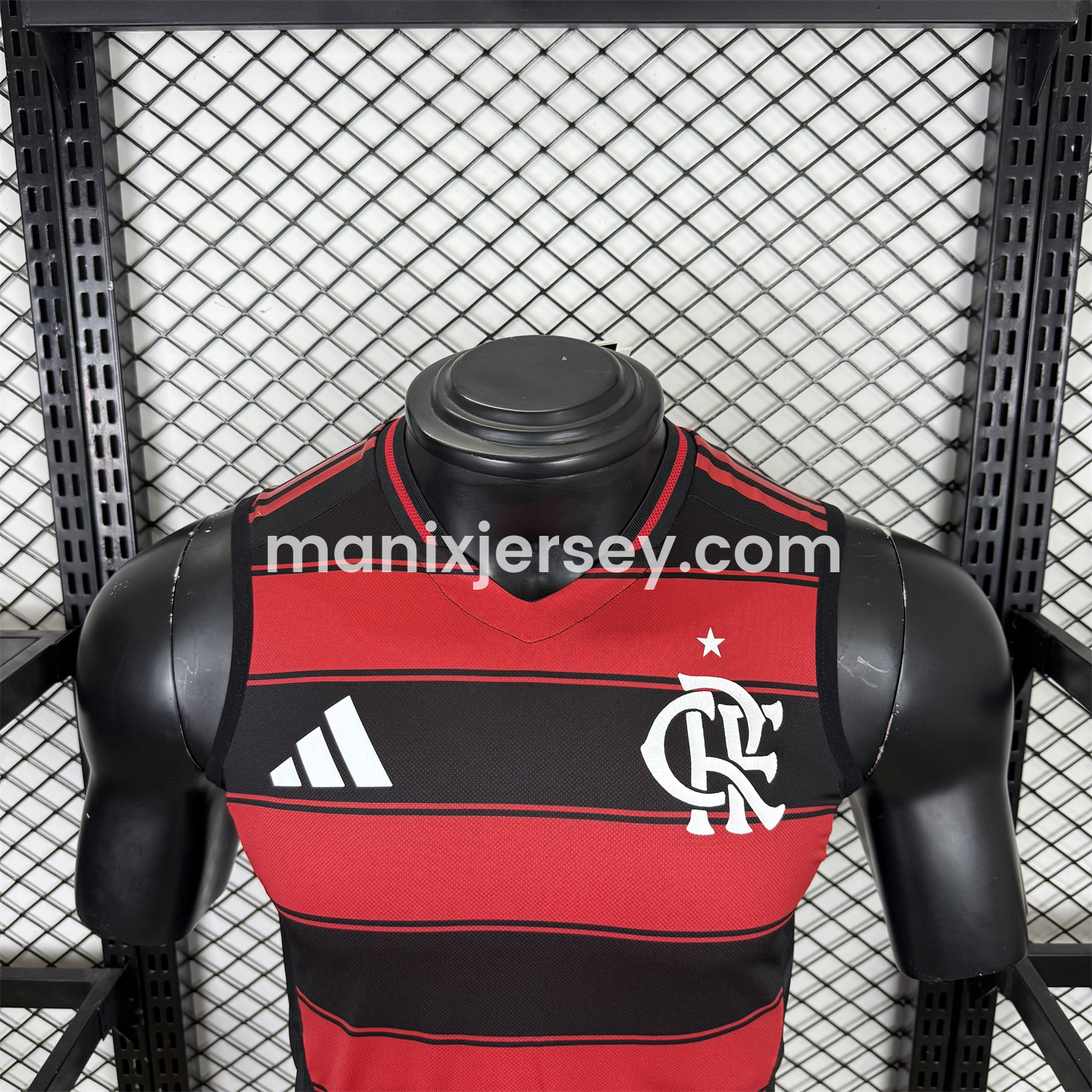 ManixJersey.com | Flamengo 25-26 Home Unsponsored Vest - Player Version -Customize Name, Number and Patch | Worldwide Shipping