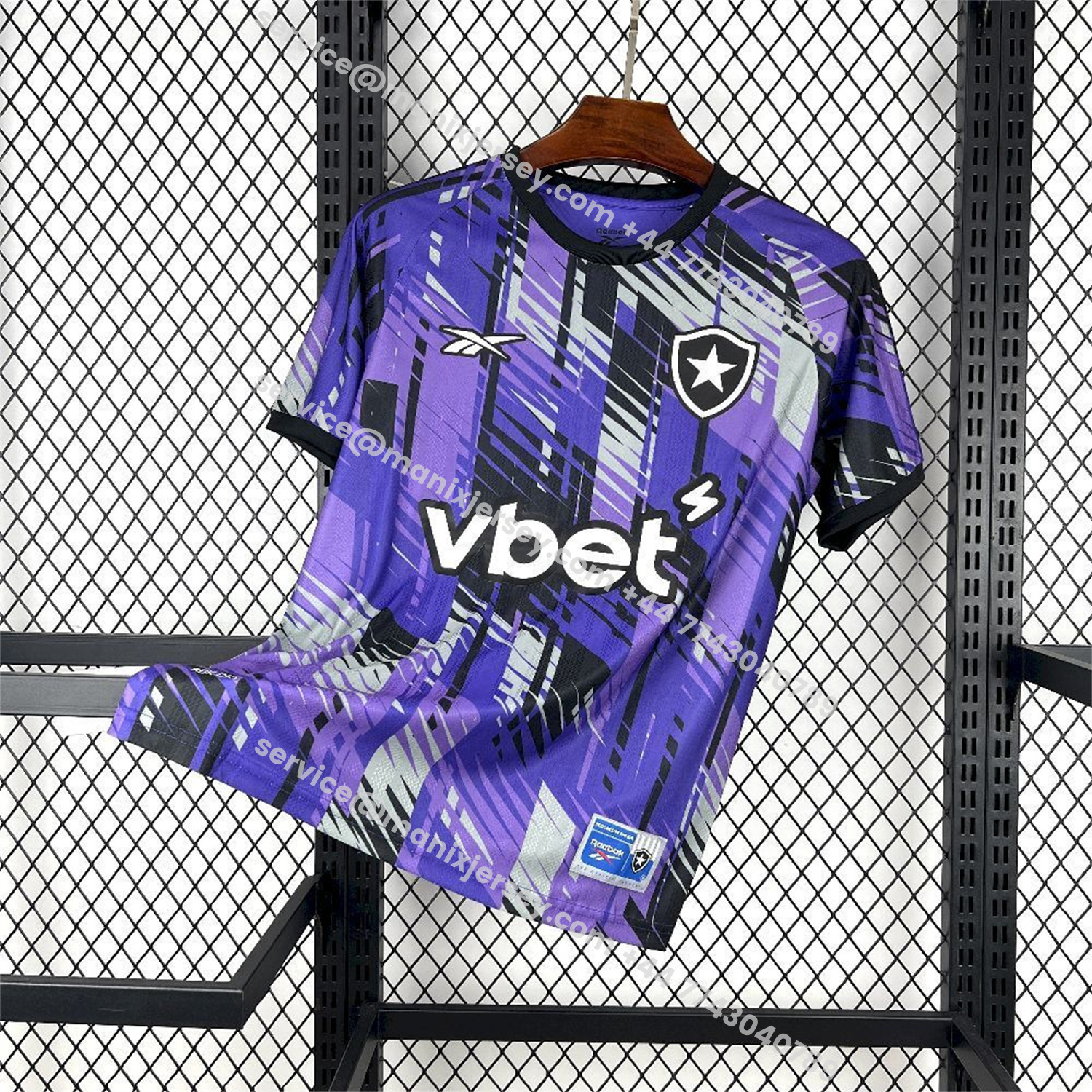 ManixJersey.com | Botafogo 25-26 Purple Pre-Match Jersey - Fans Version -Customize Name, Number and Patch | Worldwide Shipping