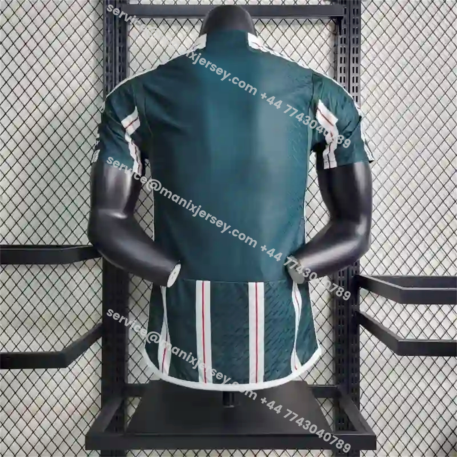 ManixJersey.com | Retro Manchester United 2023-24 Away Green Jersey - Player Version -Customize Name, Number and Patch | Worldwide Shipping