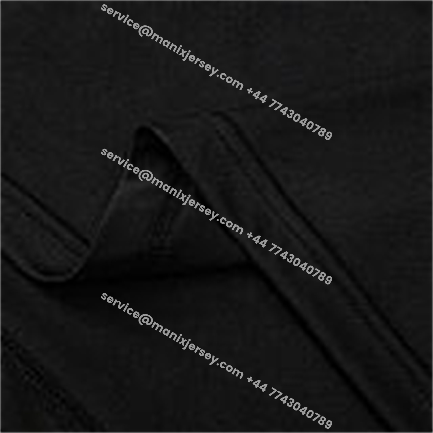 ManixJersey.com | INT M.A.M 25-26 Short-Sleeve Training Set - Light Grey Stripes Black Top & Black Shorts -Customize Name, Number and Patch | Worldwide Shipping