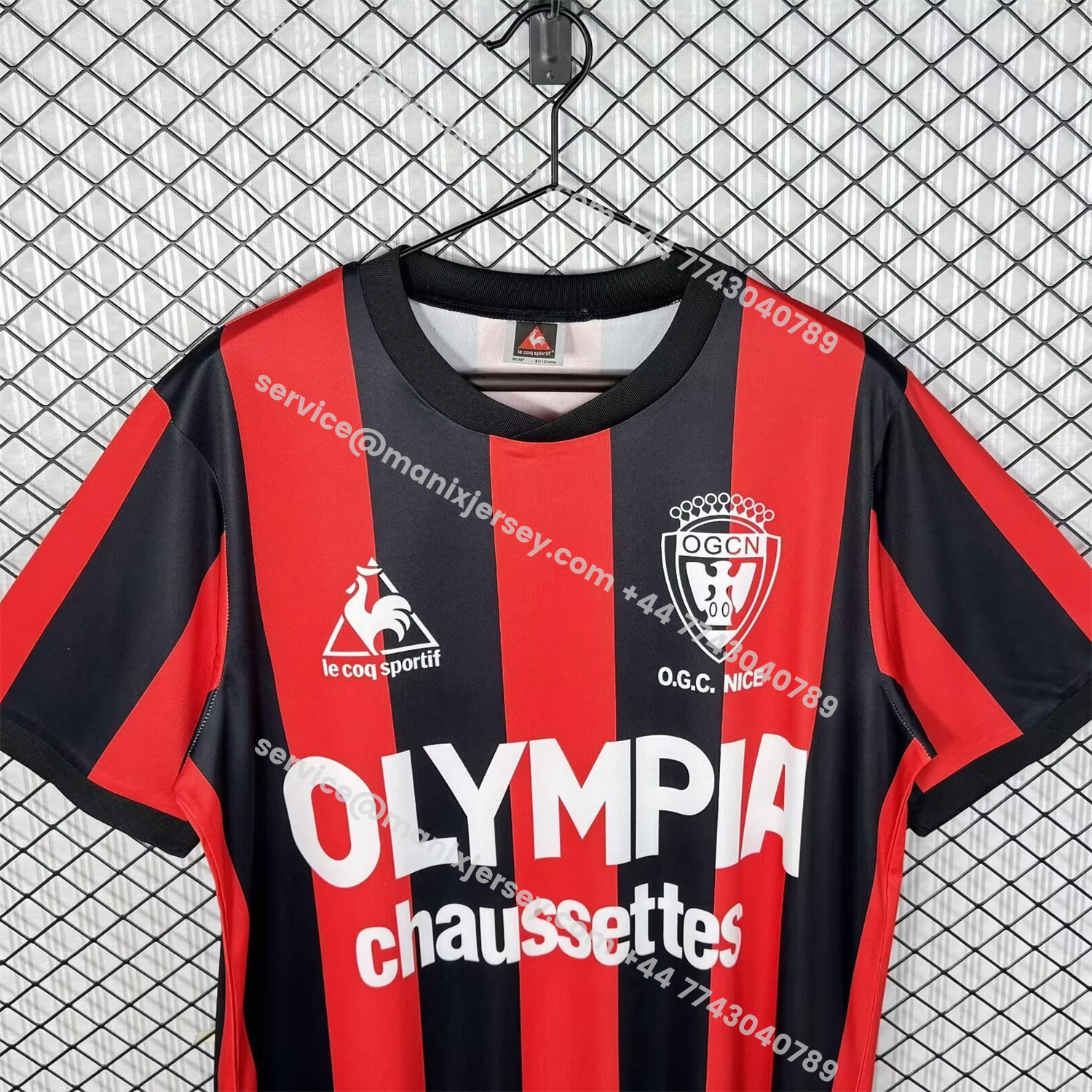 ManixJersey.com | Retro Nice 1977-78 Home Jersey -Customize Name, Number and Patch | Worldwide Shipping