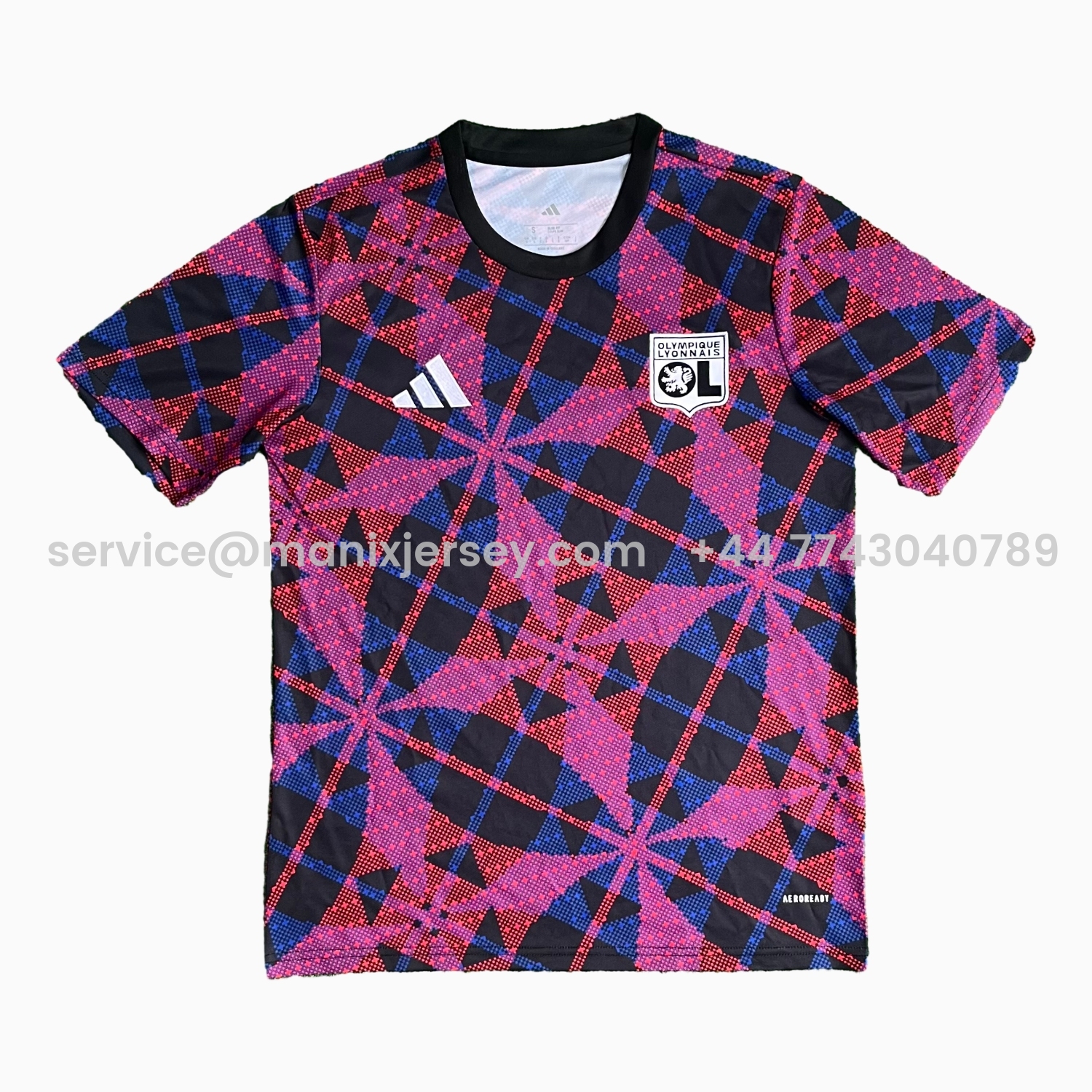 ManixJersey.com | Lyon 25-26 Purple Pre-Match Training Jersey - Fans Version -Customize Name, Number and Patch | Worldwide Shipping