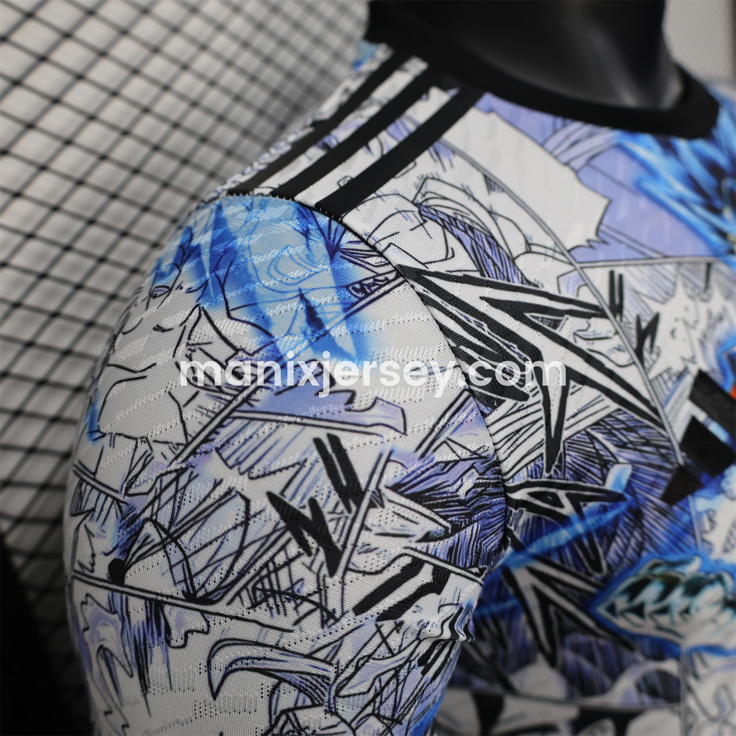 ManixJersey.com | Japan 25-26 Blue Super Saiyan God Special Edition Jersey - Player Version -Customize Name, Number and Patch | Worldwide Shipping