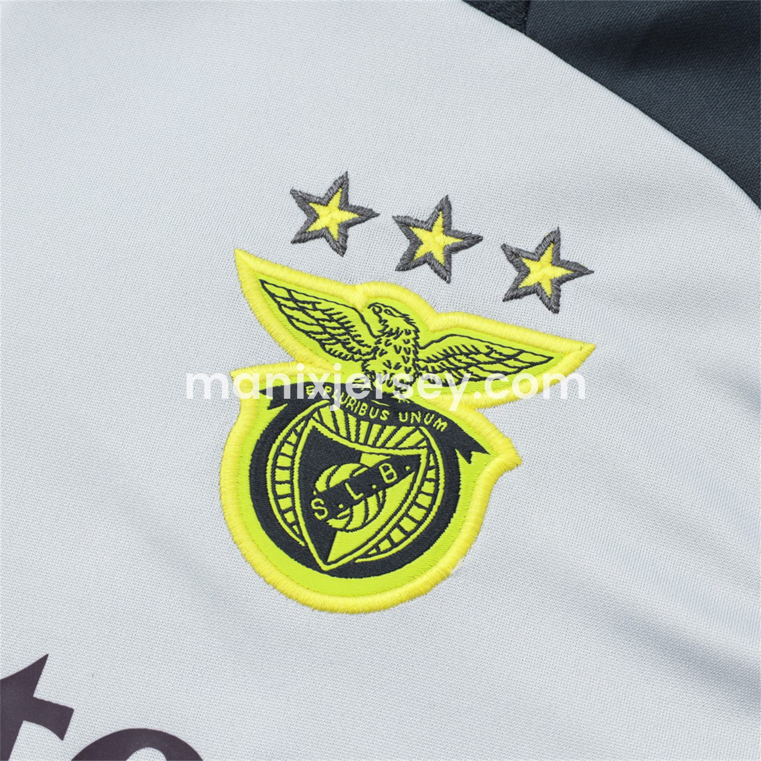 ManixJersey.com | Benfica 25-26 Long Sleeve Training Set - Grey Top and Deep Grey Pants -Customize Name, Number and Patch | Worldwide Shipping
