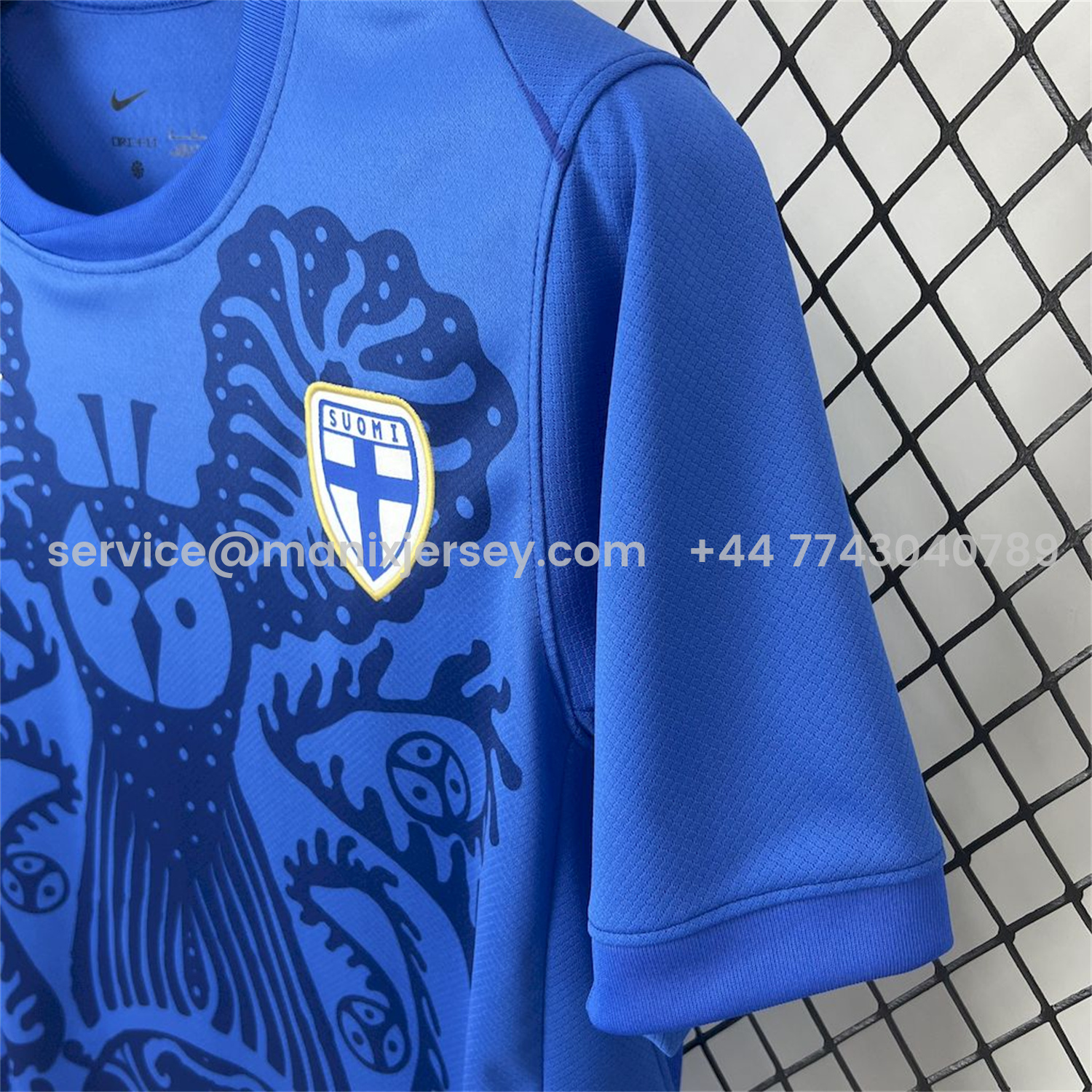 ManixJersey.com | Finland 25-26 Away Jersey - Fans Version -Customize Name, Number and Patch | Worldwide Shipping