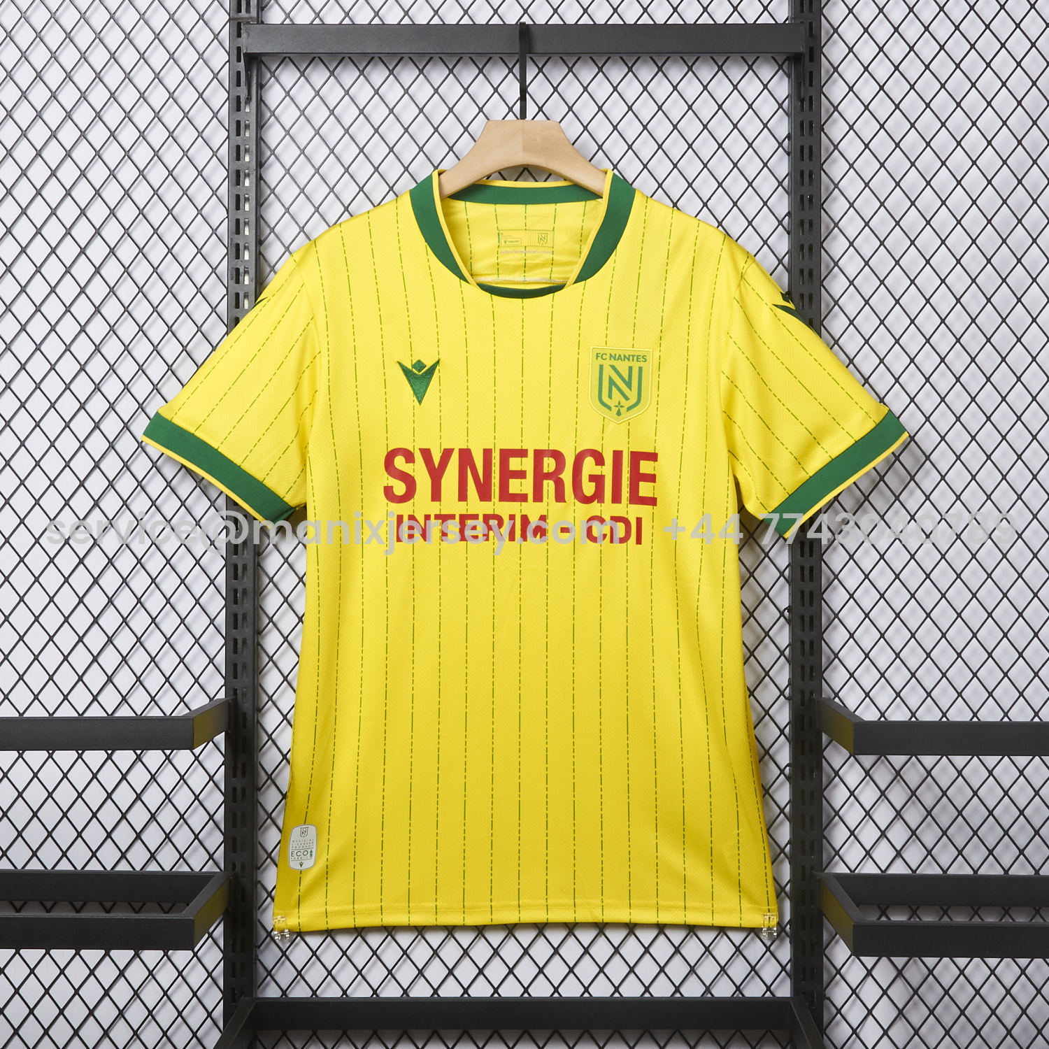 ManixJersey.com | Nantes 25-26 Home Jersey - Fans Version -Customize Name, Number and Patch | Worldwide Shipping