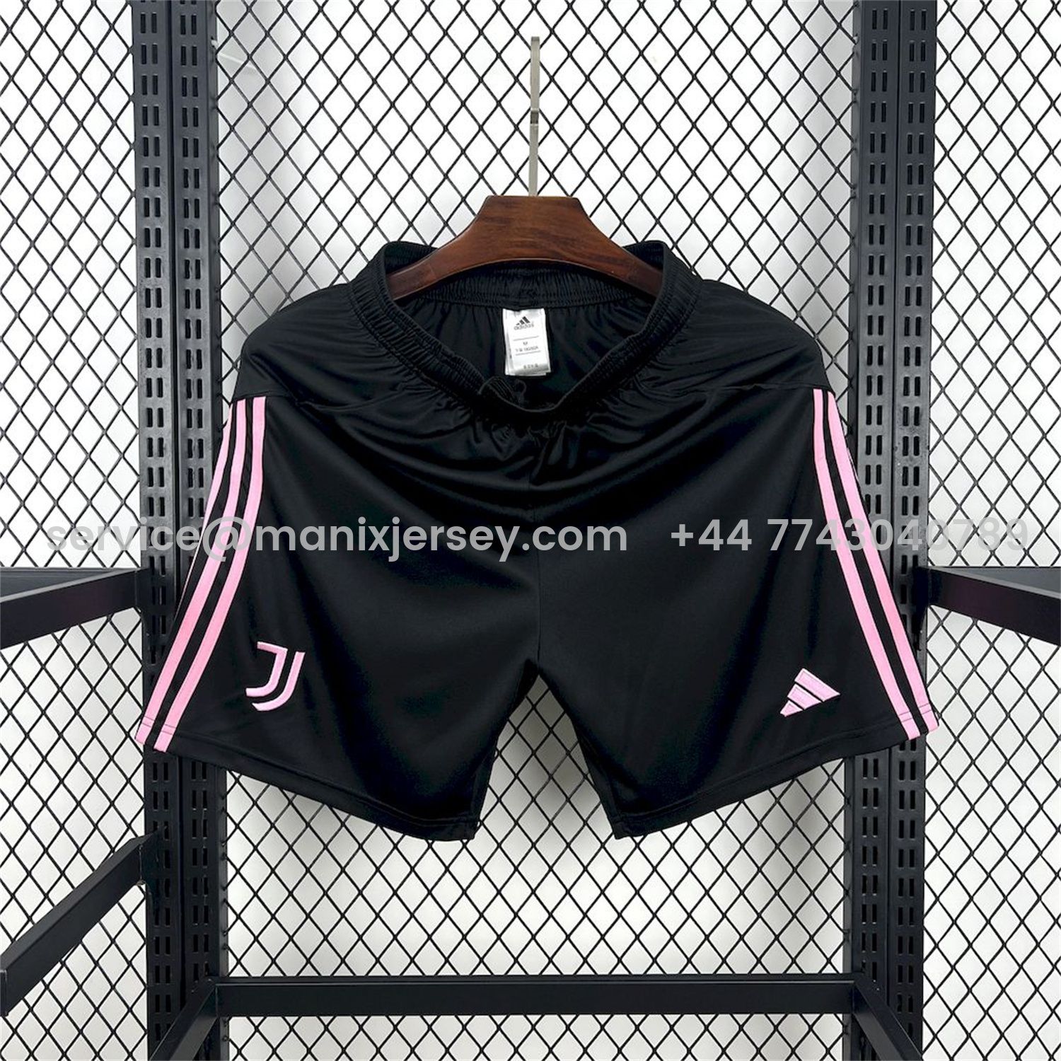 ManixJersey.com | Juventus 25-26 Home Black Shorts - Fans Version -Customize Name, Number and Patch | Worldwide Shipping