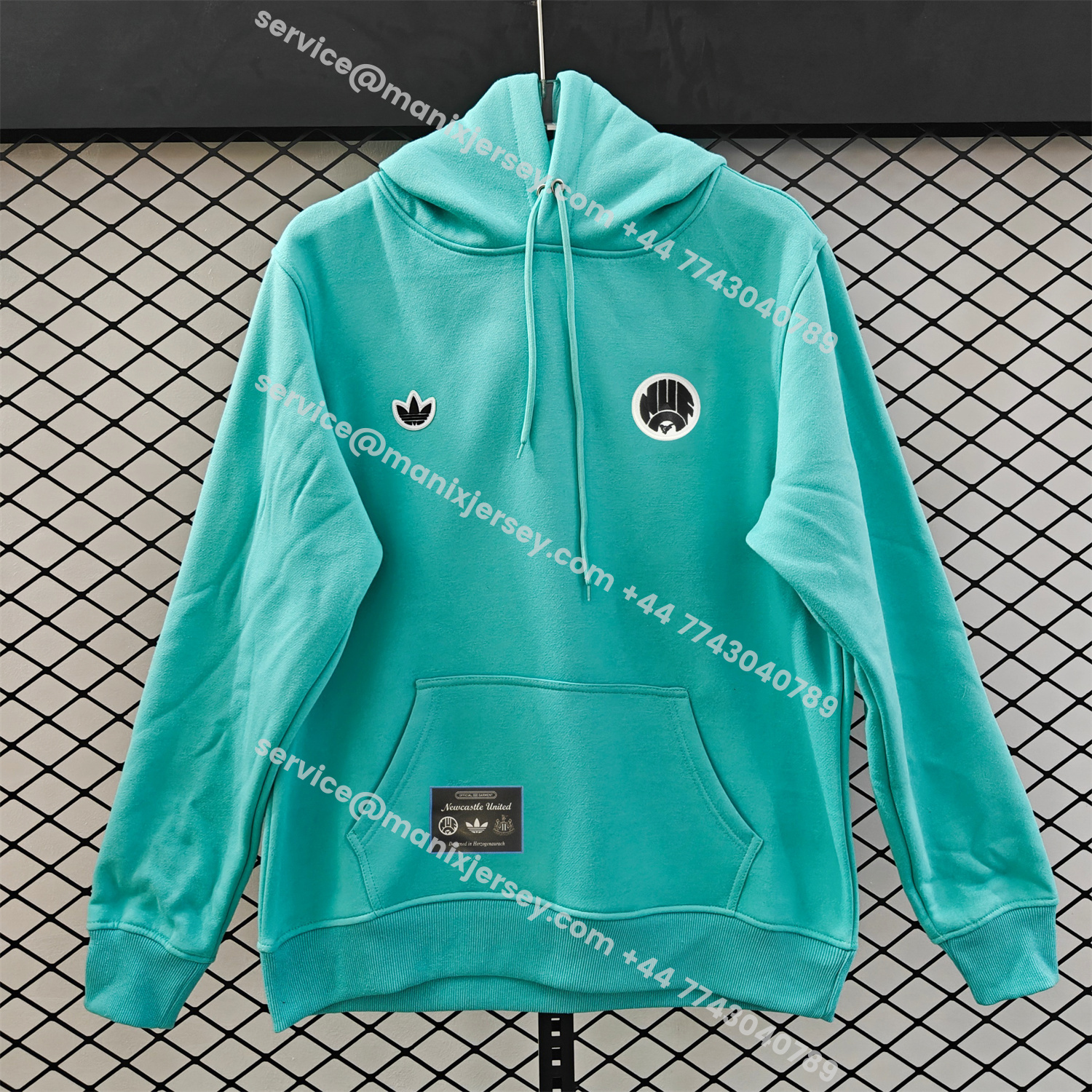 ManixJersey.com | Newcastle United 25-26 Originals Terrace Icon Unisex Pullover Hoodie -Customize Name, Number and Patch | Worldwide Shipping