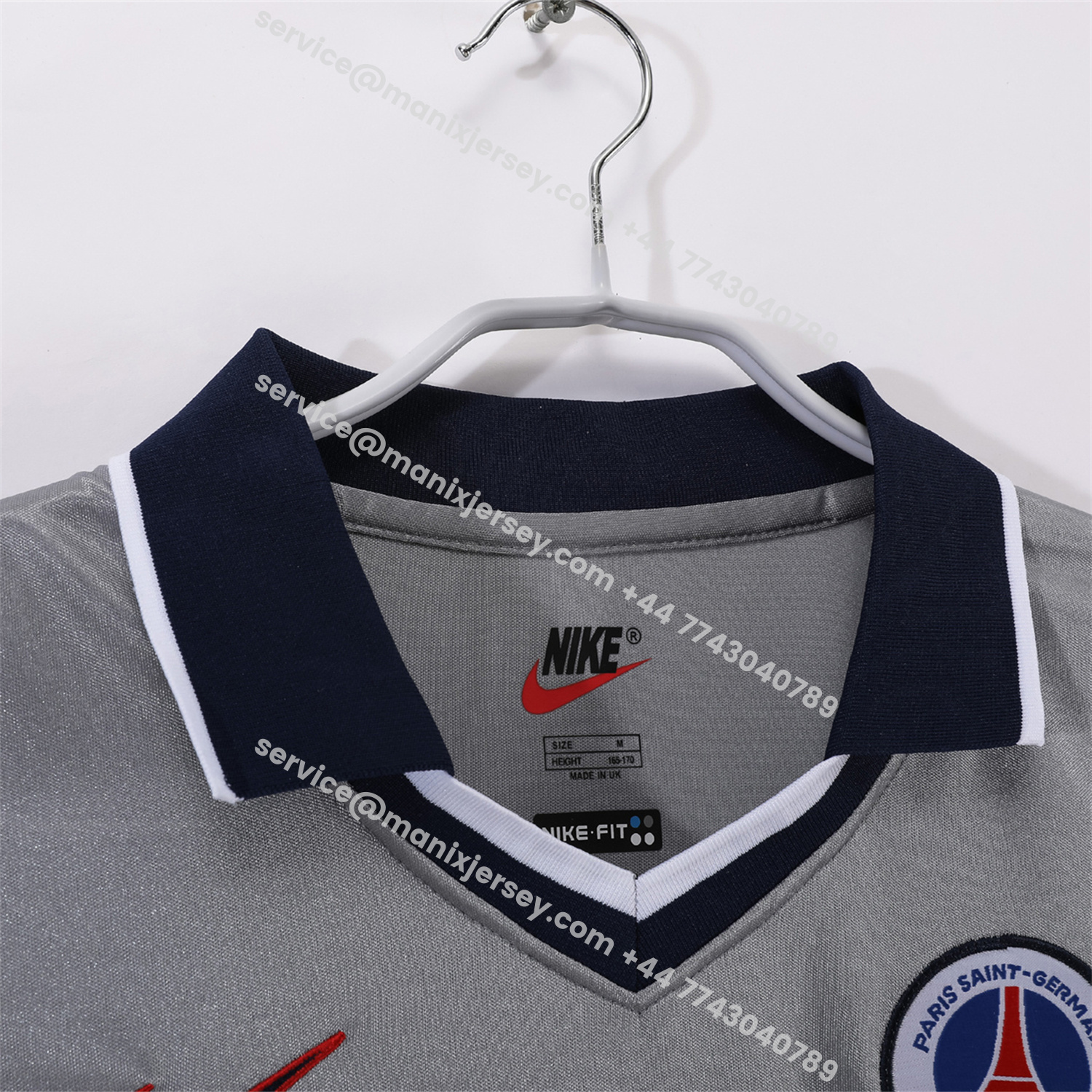 ManixJersey.com | Retro Paris Saint-Germain PSG 2000-01 Away Jersey -Customize Name, Number and Patch | Worldwide Shipping