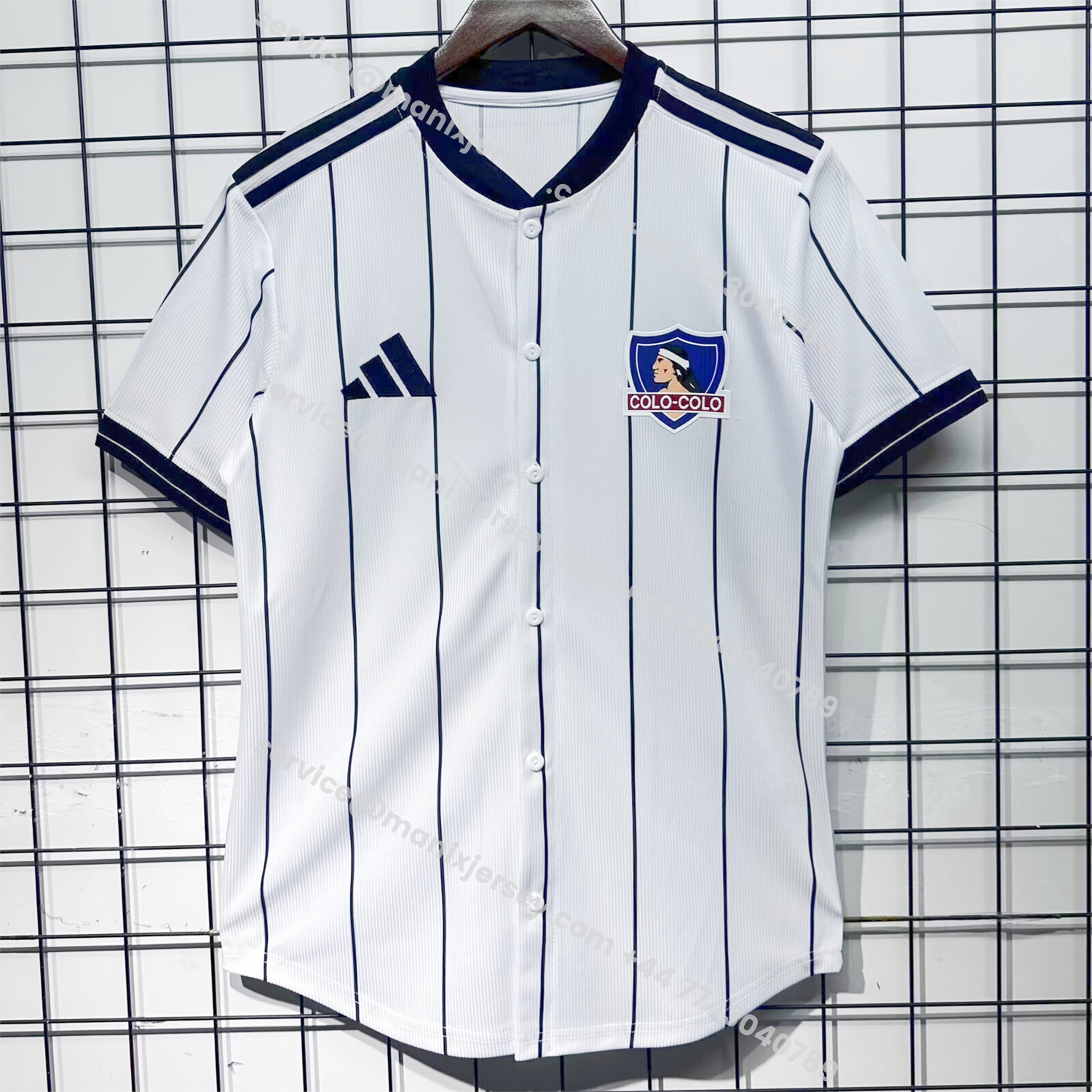ManixJersey.com | Colo Colo 25-26 White Baseball Jersey -Customize Name, Number and Patch | Worldwide Shipping