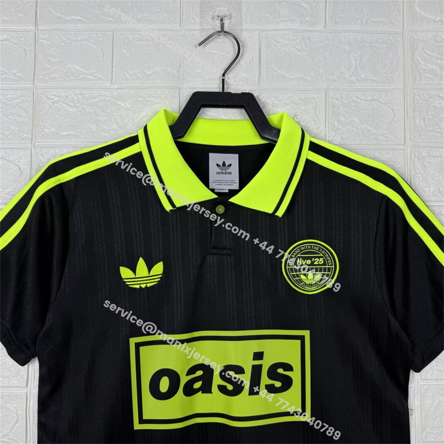 ManixJersey.com | Bohemian 25-26 Oasis Originals Tour Black And Green Jersey - Fans Version -Customize Name, Number and Patch | Worldwide Shipping