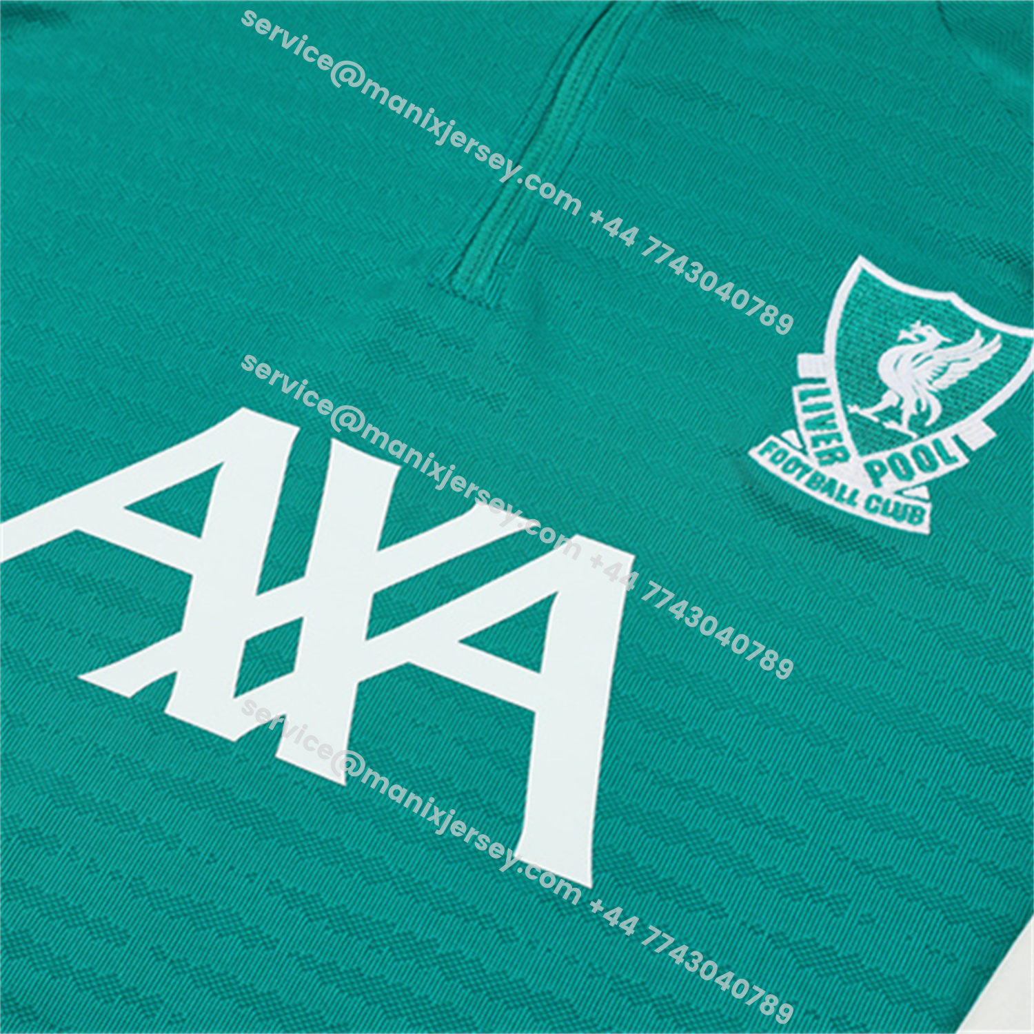 ManixJersey.com | Liver.pool 25-26 Kids Long Sleeve Training Set - Player Version - Green Top and Black Pants -Customize Name, Number and Patch | Worldwide Shipping