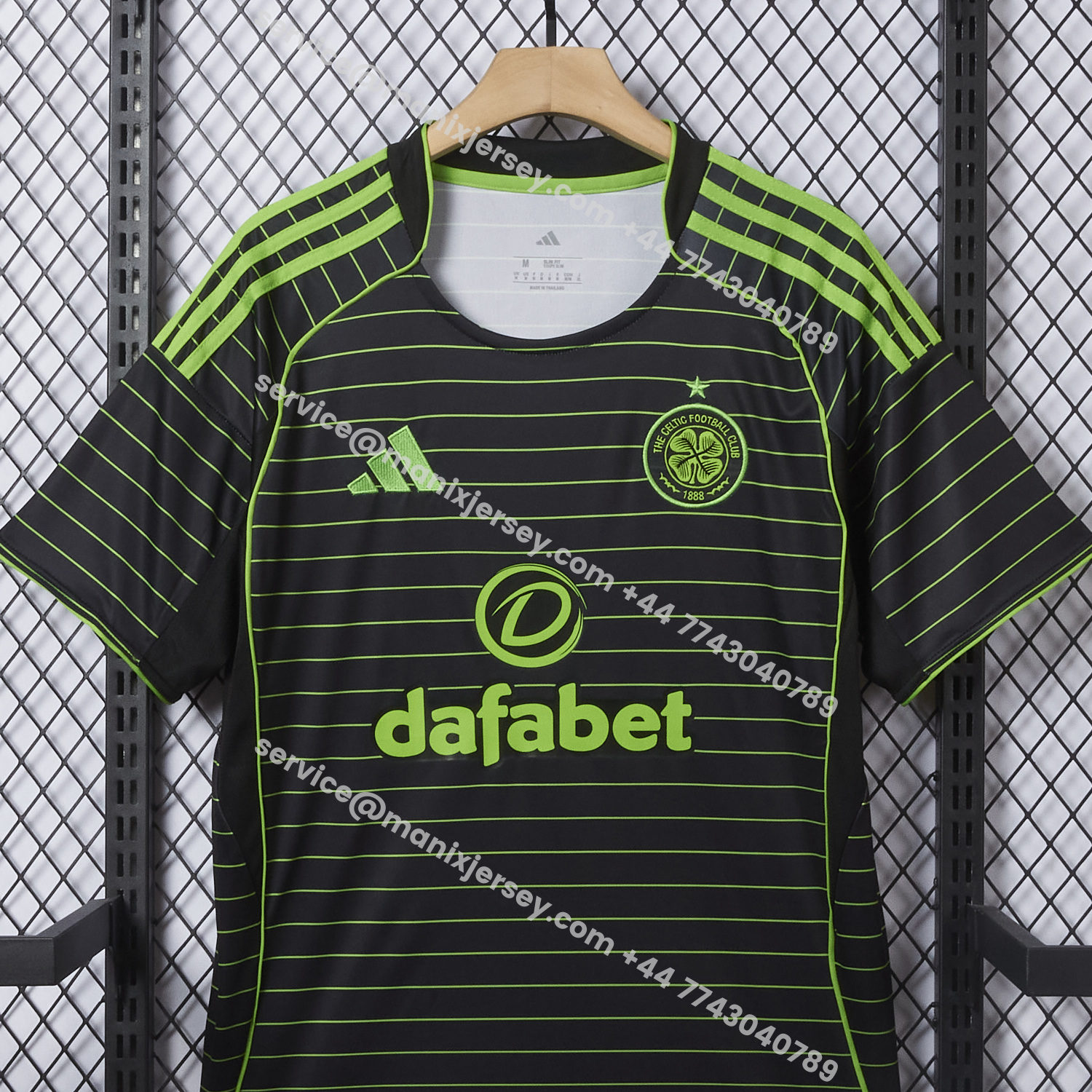ManixJersey.com | Celtic 25-26 Away Green Jersey - Fans Version -Customize Name, Number and Patch | Worldwide Shipping