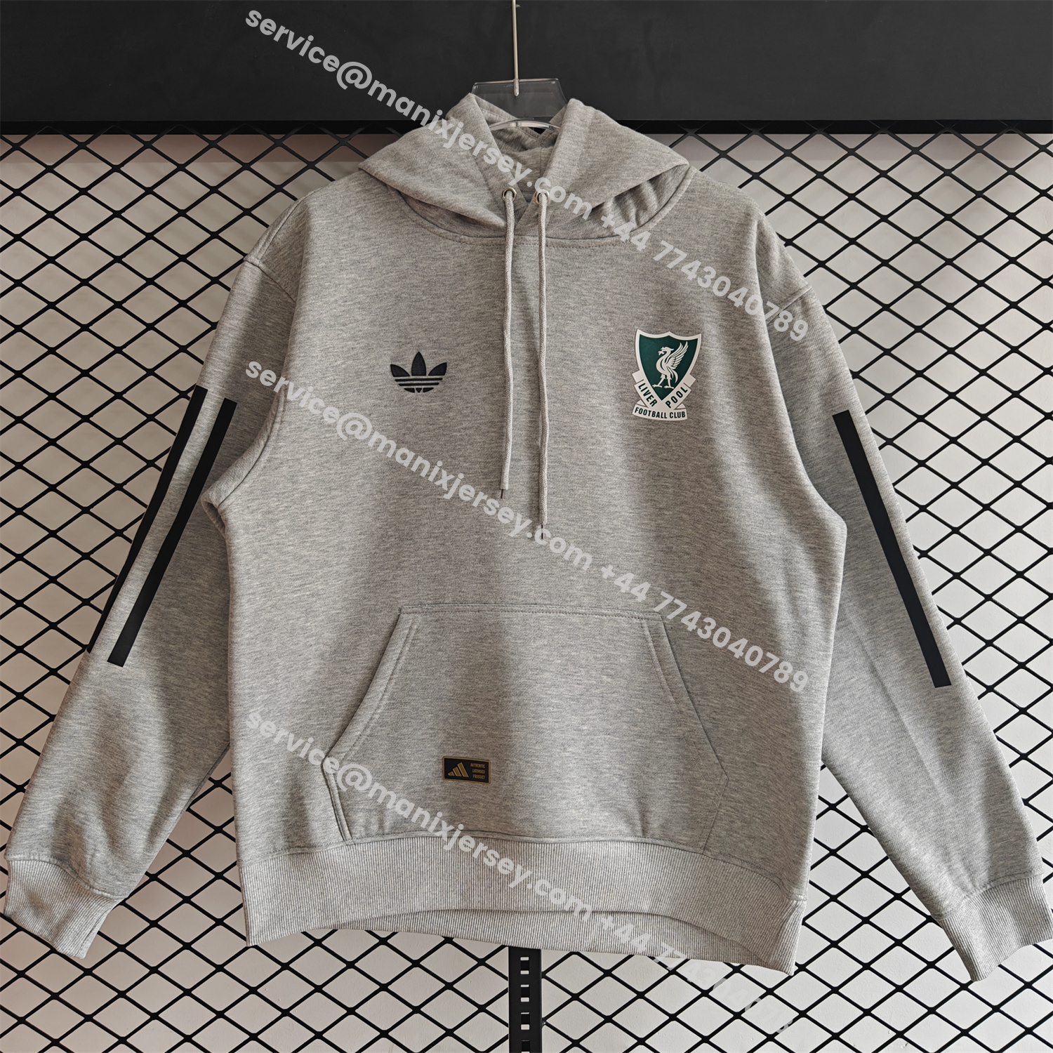 ManixJersey.com | Liver.pool 25-26 Originals Terrace Icon Unisex Pullover Hoodie -Customize Name, Number and Patch | Worldwide Shipping