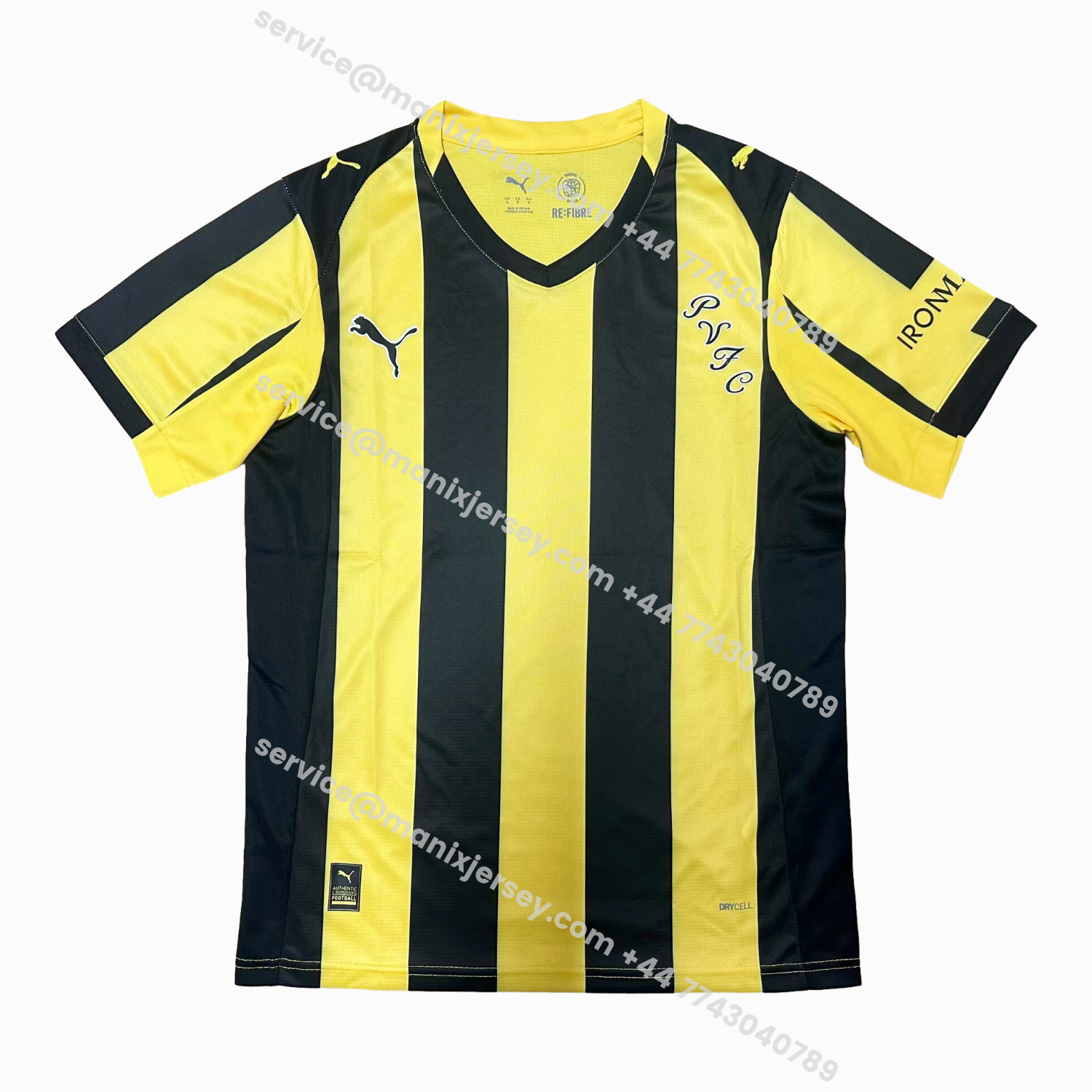 ManixJersey.com | Port Vale 25-26 150th Anniversary Away Jersey - Fans Version -Customize Name, Number and Patch | Worldwide Shipping
