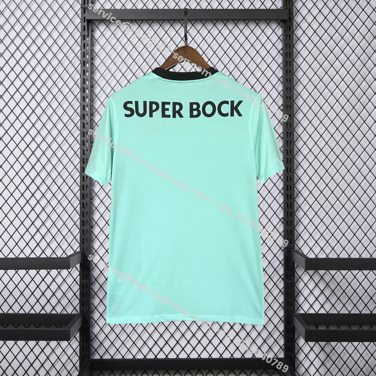 ManixJersey.com | Sporting CP 25-26 Third Cyan Jersey - Fans Version -Customize Name, Number and Patch | Worldwide Shipping