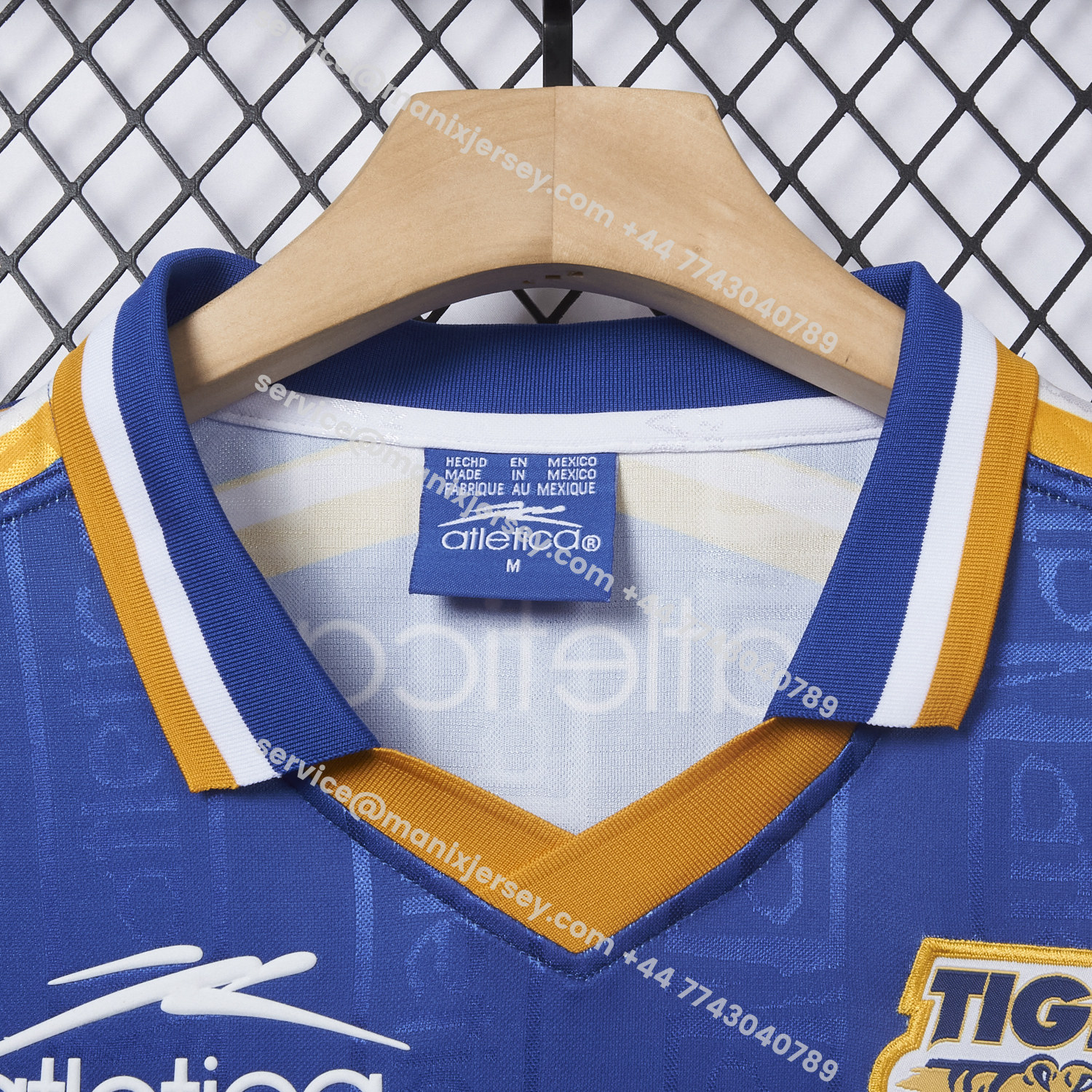 ManixJersey.com | Retro Tigres UANL 1999-00 Away Jersey -Customize Name, Number and Patch | Worldwide Shipping