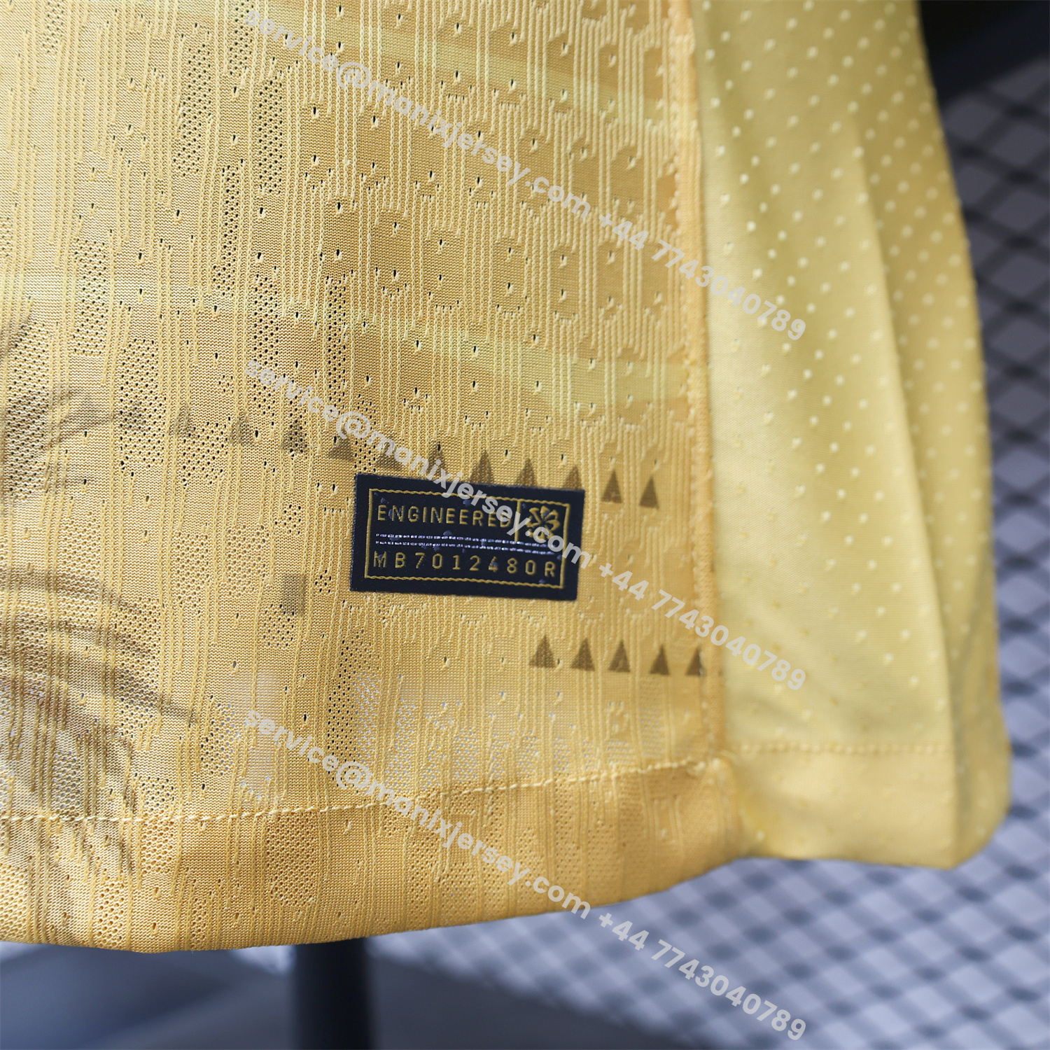 ManixJersey.com | Al Ittihad Jeddah United 25-26 Third Yellow Jersey - Player Version -Customize Name, Number and Patch | Worldwide Shipping