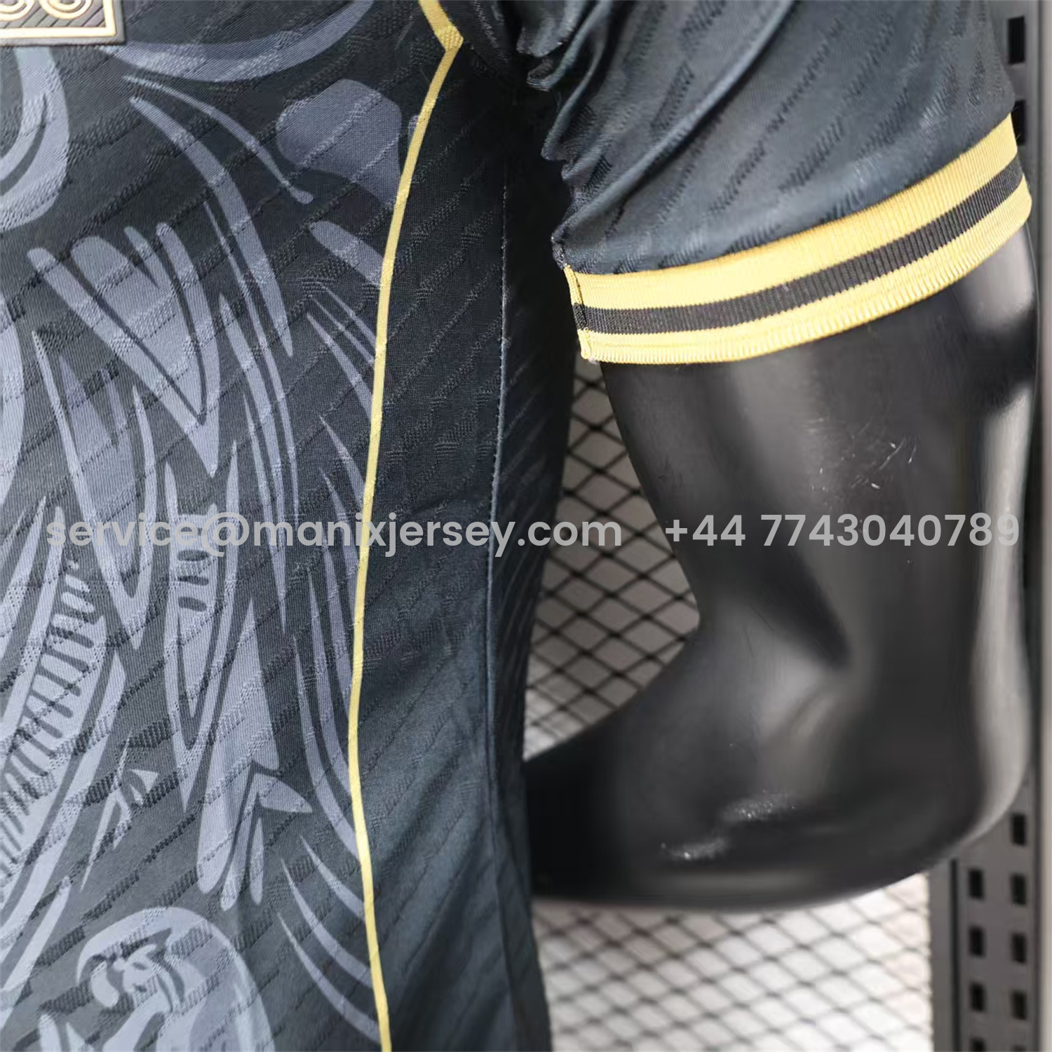 ManixJersey.com | Mexico 25-26 Grey Eagle Sketch Black Gold Special Jersey - Player Version -Customize Name, Number and Patch | Worldwide Shipping