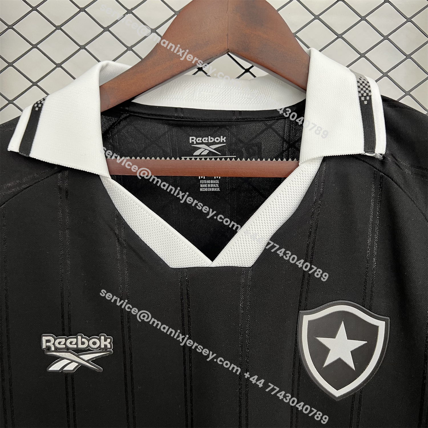 ManixJersey.com | Women's Botafogo 25-26 Away Black Jersey -Customize Name, Number and Patch | Worldwide Shipping