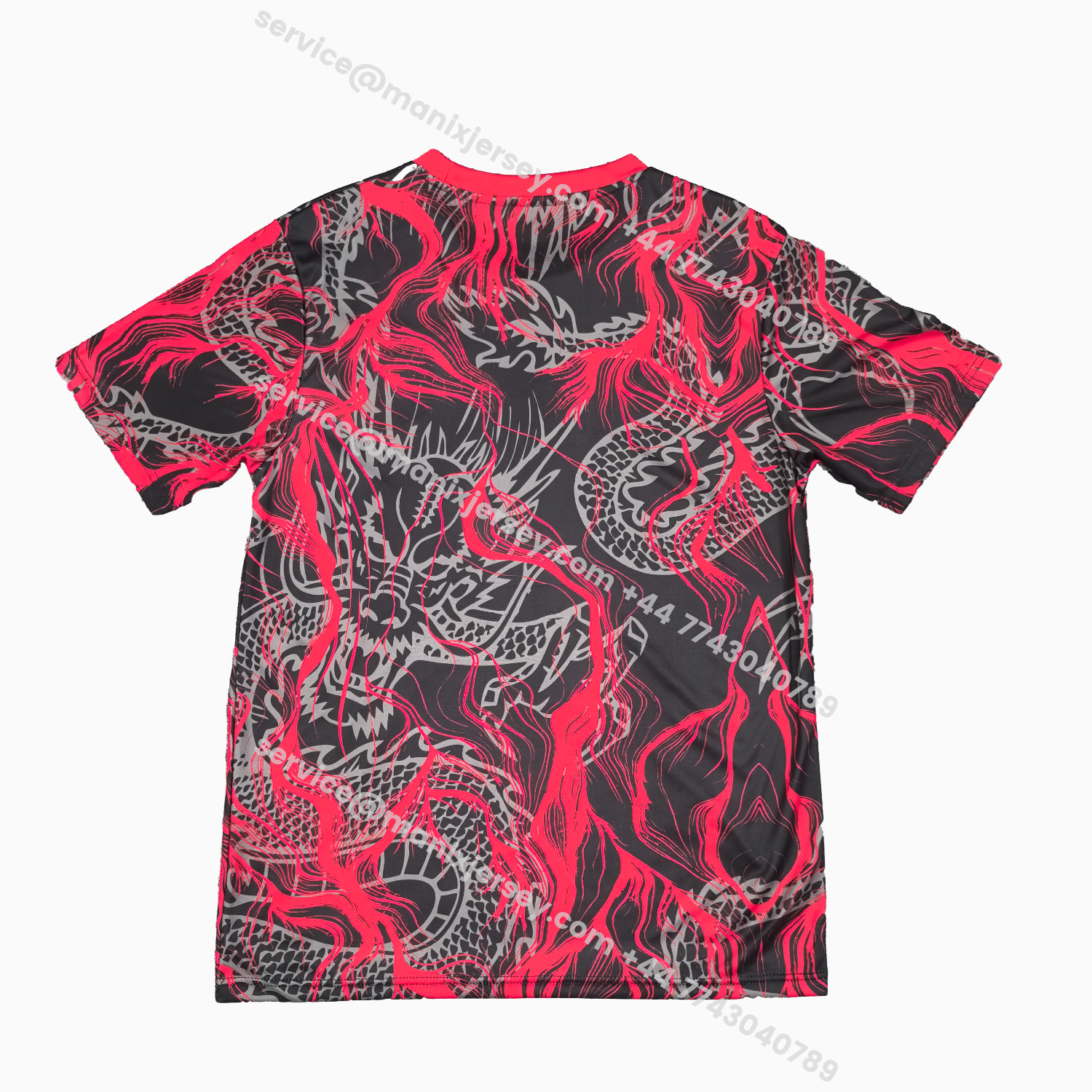 ManixJersey.com | Japan 25-26 Black Dragon Black And Red Jersey - Fans Version -Customize Name, Number and Patch | Worldwide Shipping