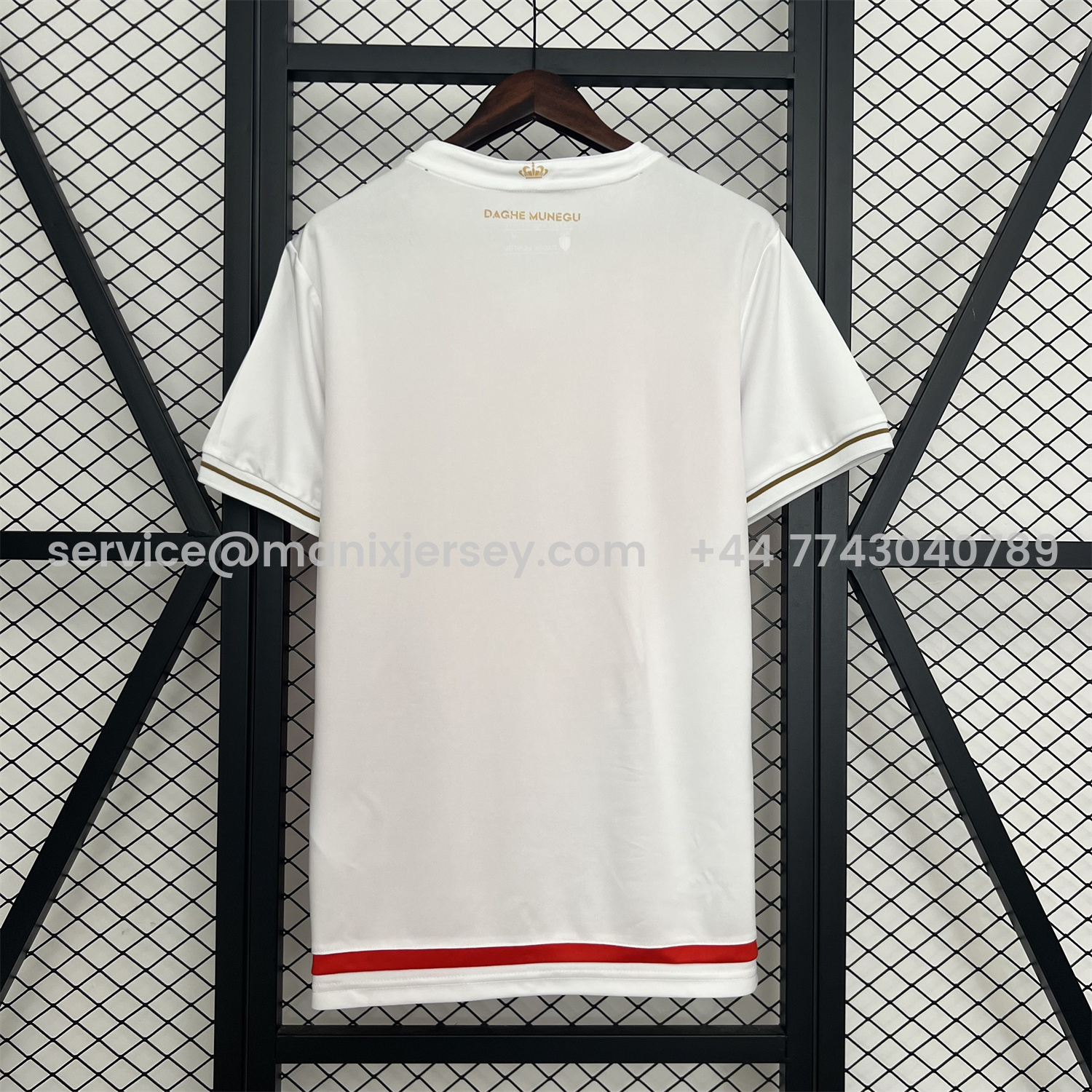 ManixJersey.com | AS Monaco 25-26 Home Jersey - Fans Version -Customize Name, Number and Patch | Worldwide Shipping