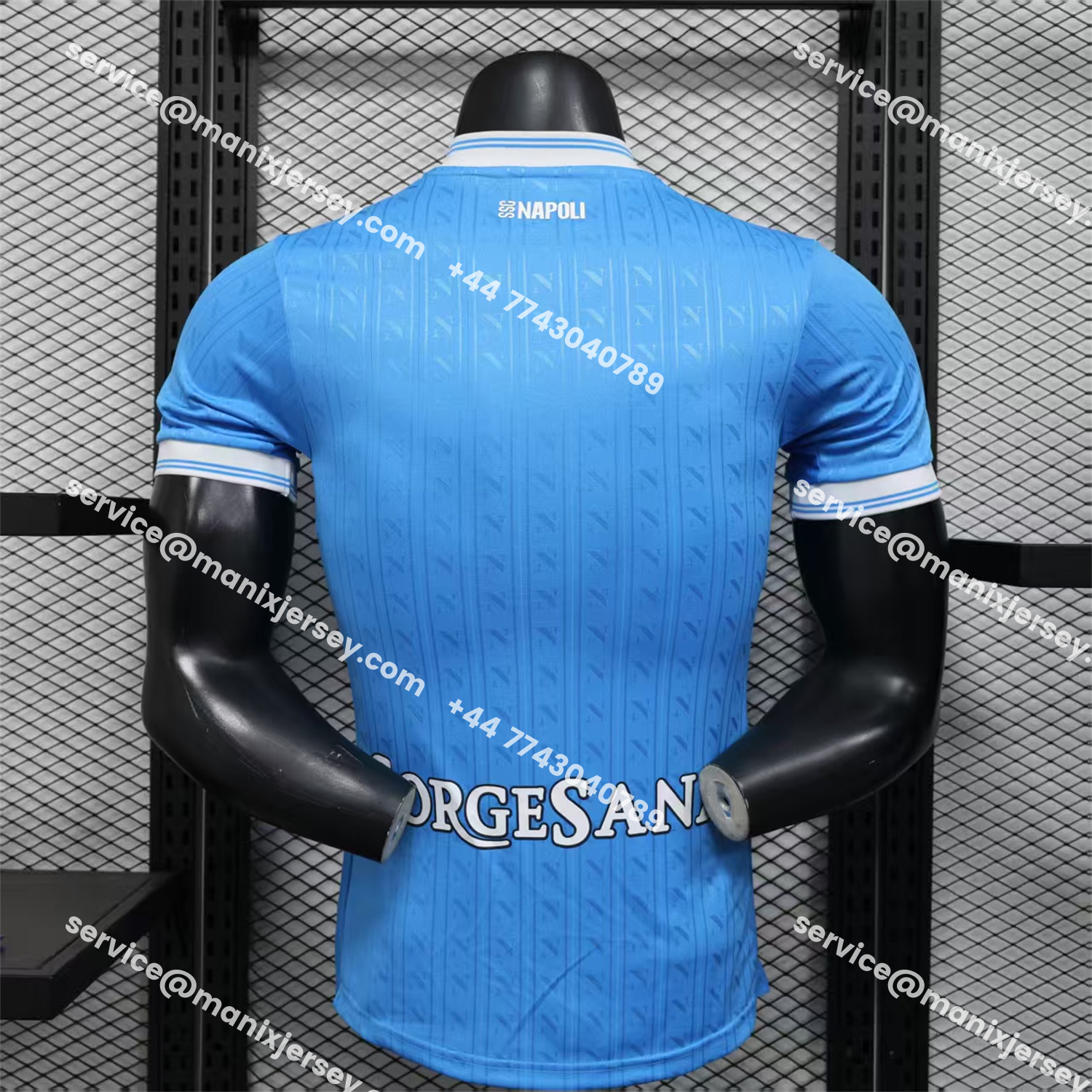 ManixJersey.com | Napoli 25-26 Home Jersey - Player Version -Customize Name, Number and Patch | Worldwide Shipping