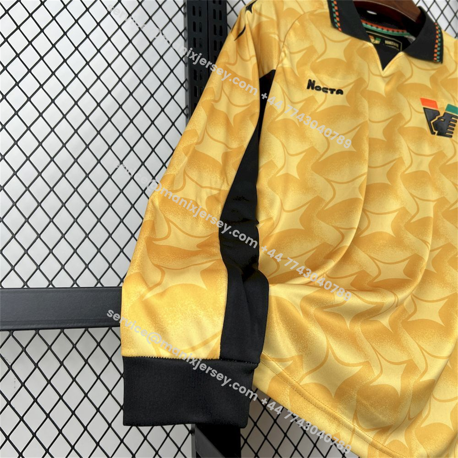 ManixJersey.com | Venezia FC 25-26 Goalkeeper Yellow Unsponsored Long Sleeves Jersey - Fans Version -Customize Name, Number and Patch | Worldwide Shipping