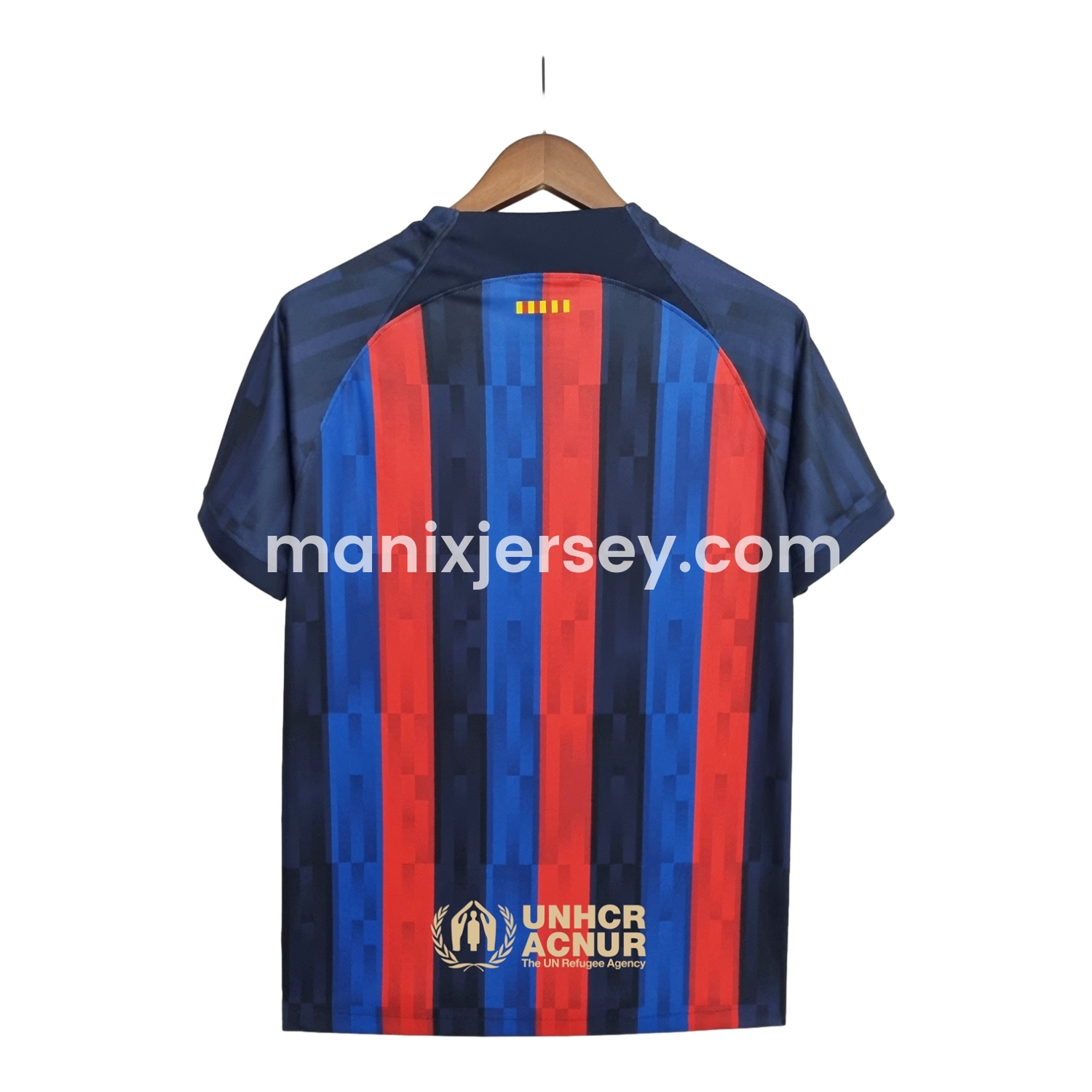 ManixJersey.com | Retro Barcelona 22-23 Home Jersey -Customize Name, Number and Patch | Worldwide Shipping