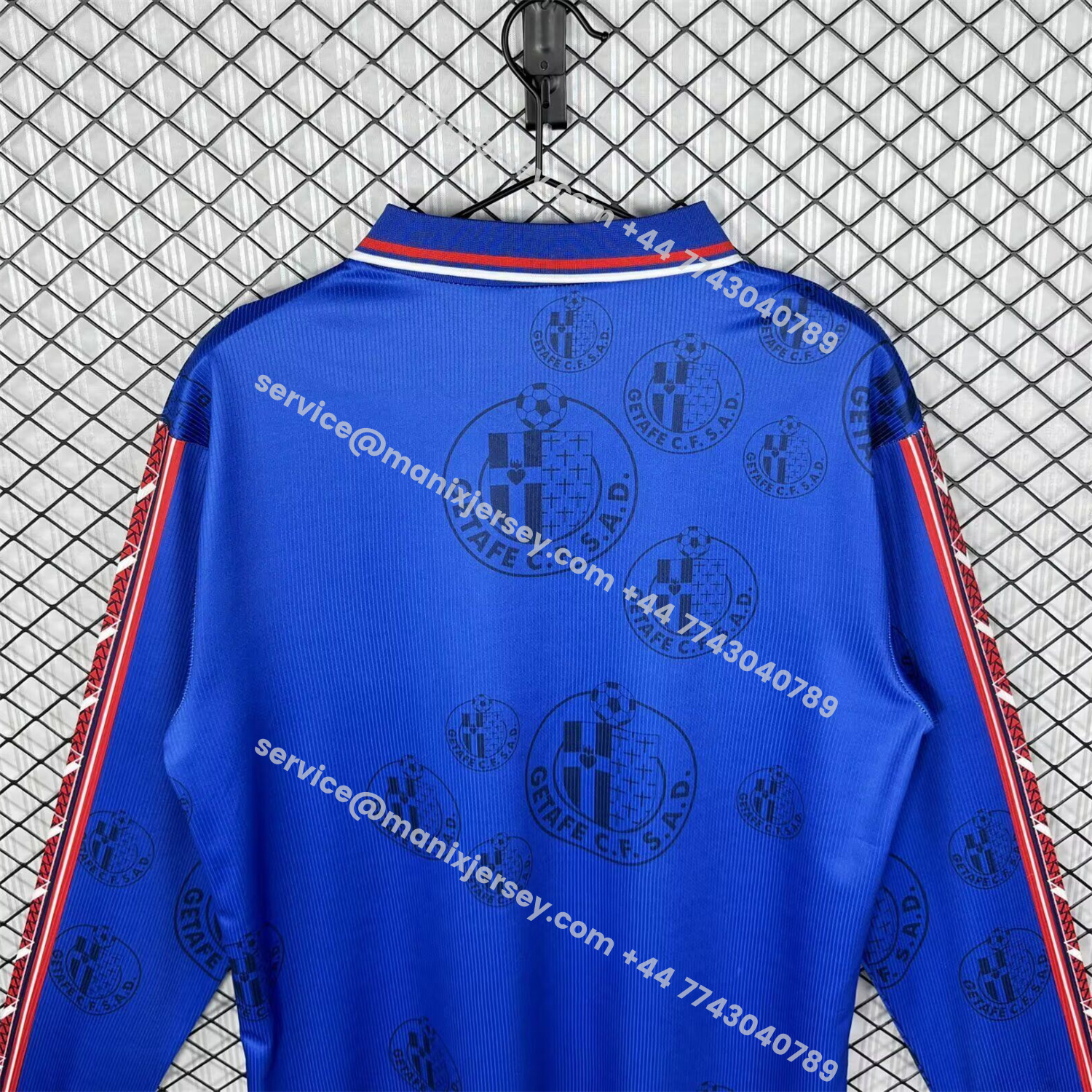 ManixJersey.com | Retro Getafe 1998-99 Home Long Sleeves Jersey -Customize Name, Number and Patch | Worldwide Shipping