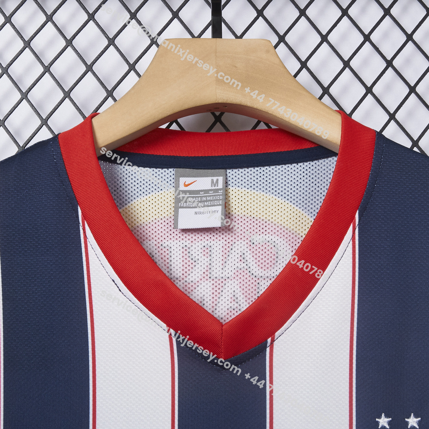 ManixJersey.com | Retro Rayados Monterrey 09-10 Home Jersey -Customize Name, Number and Patch | Worldwide Shipping