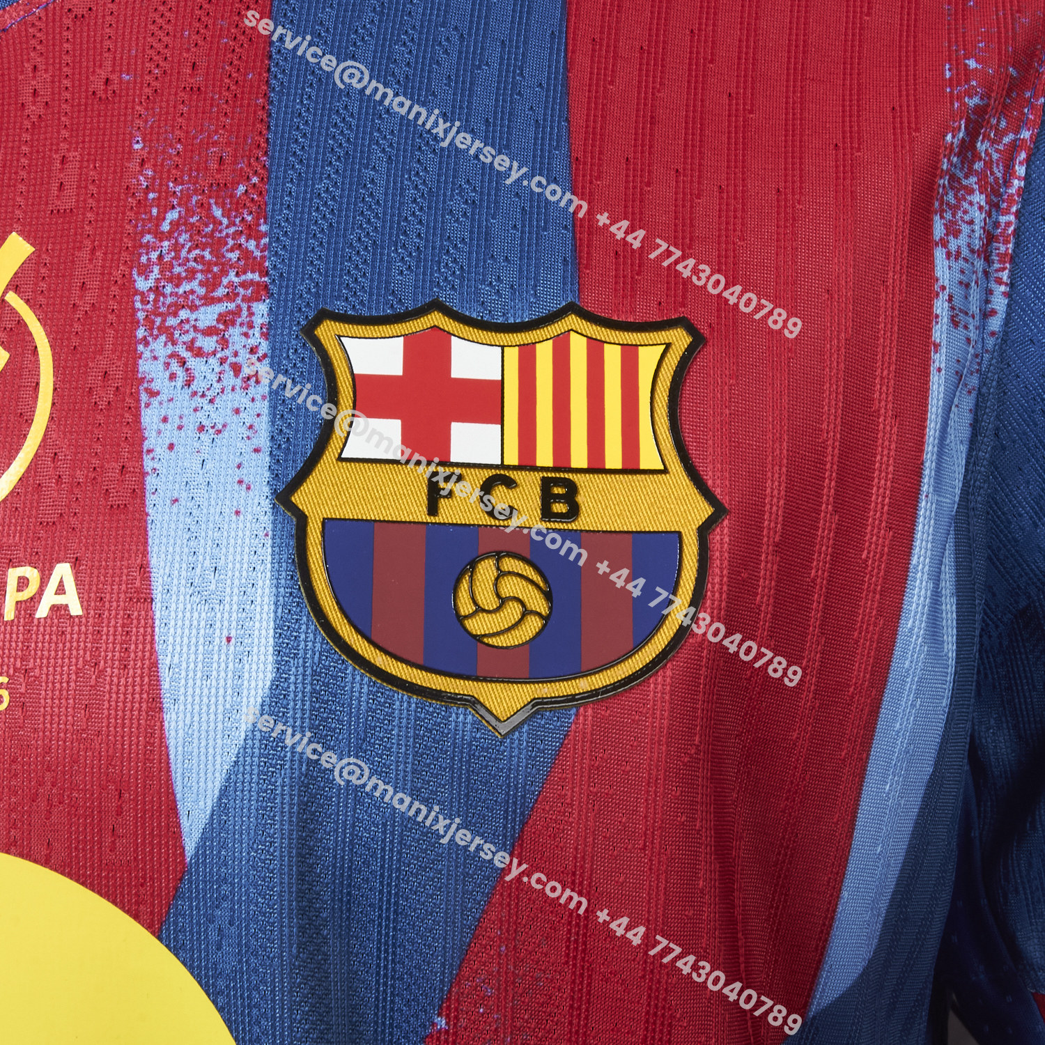 ManixJersey.com | Barcelona 25-26 Supercopa De España Fourth Jersey - Player Version -Customize Name, Number and Patch | Worldwide Shipping