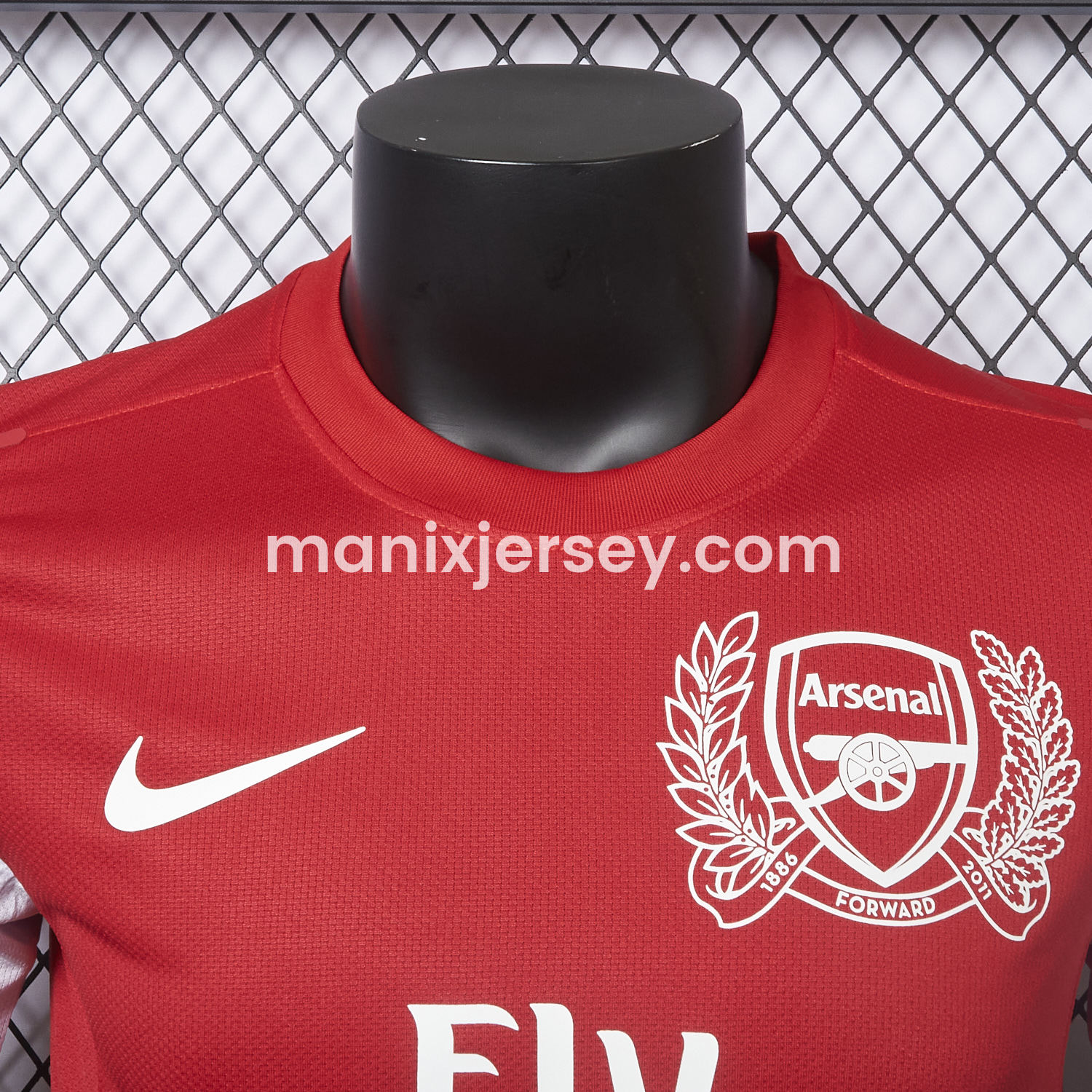 ManixJersey.com | Retro Arsenal 2011-12 Home Jersey - Player Version -Customize Name, Number and Patch | Worldwide Shipping