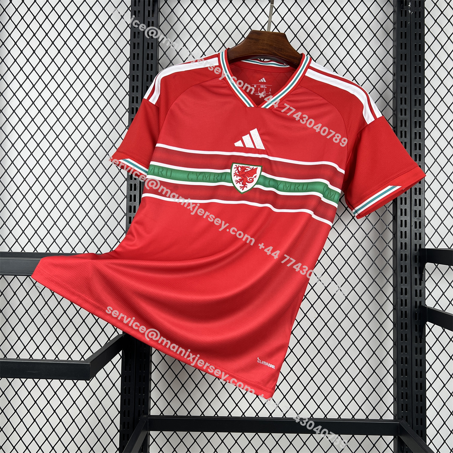 ManixJersey.com | Wales 2026 Home Jersey - Fans Version -Customize Name, Number and Patch | Worldwide Shipping