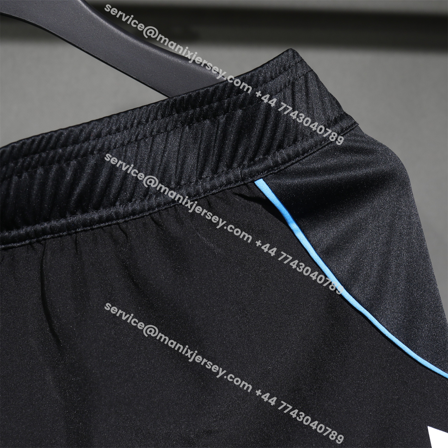ManixJersey.com | Newcastle United 25-26 Home Black Shorts - Player Version -Customize Name, Number and Patch | Worldwide Shipping