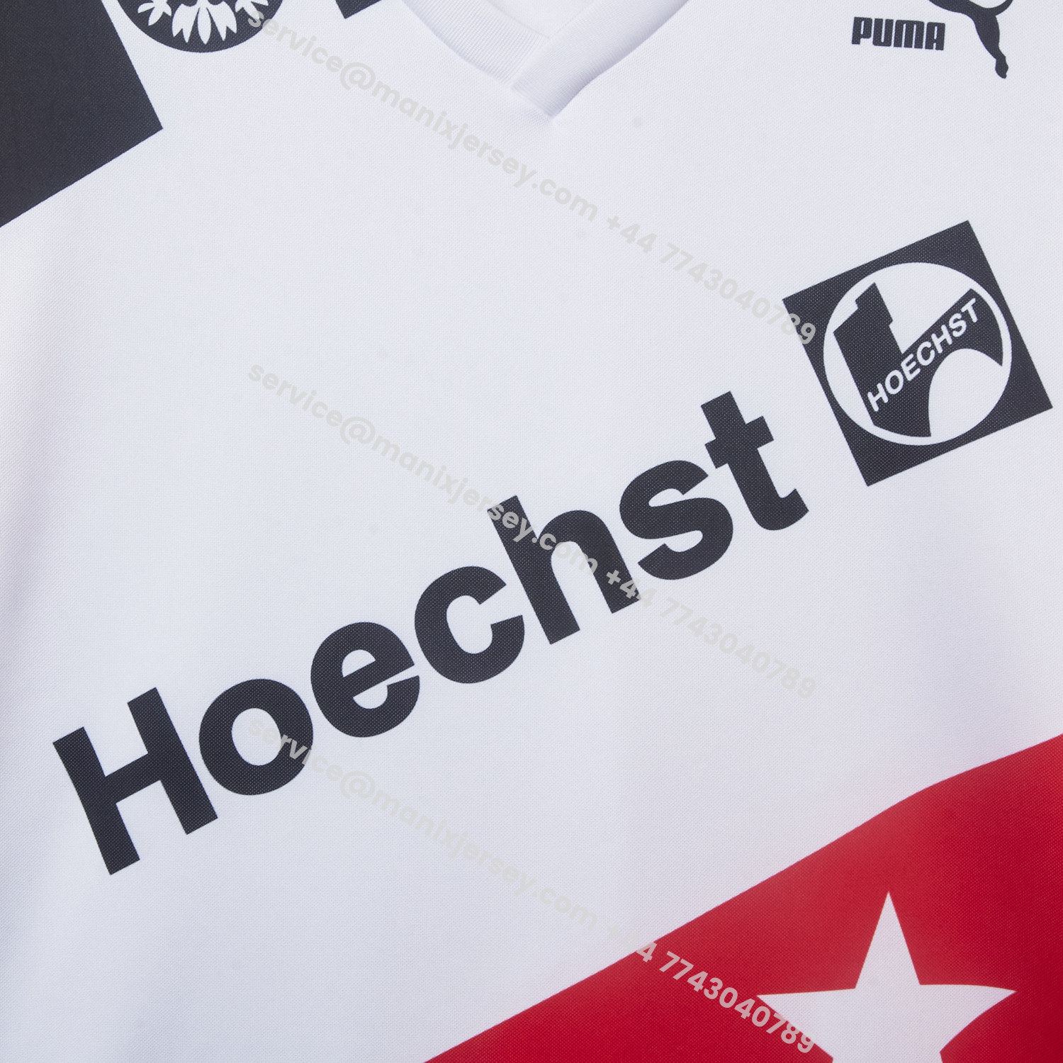 ManixJersey.com | Retro Frankfurt 1990-91 Away Jersey -Customize Name, Number and Patch | Worldwide Shipping