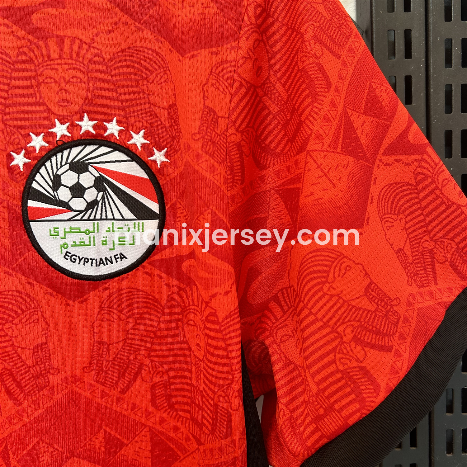 ManixJersey.com | Egypt 25-26 Home Jersey - Fans Version -Customize Name, Number and Patch | Worldwide Shipping