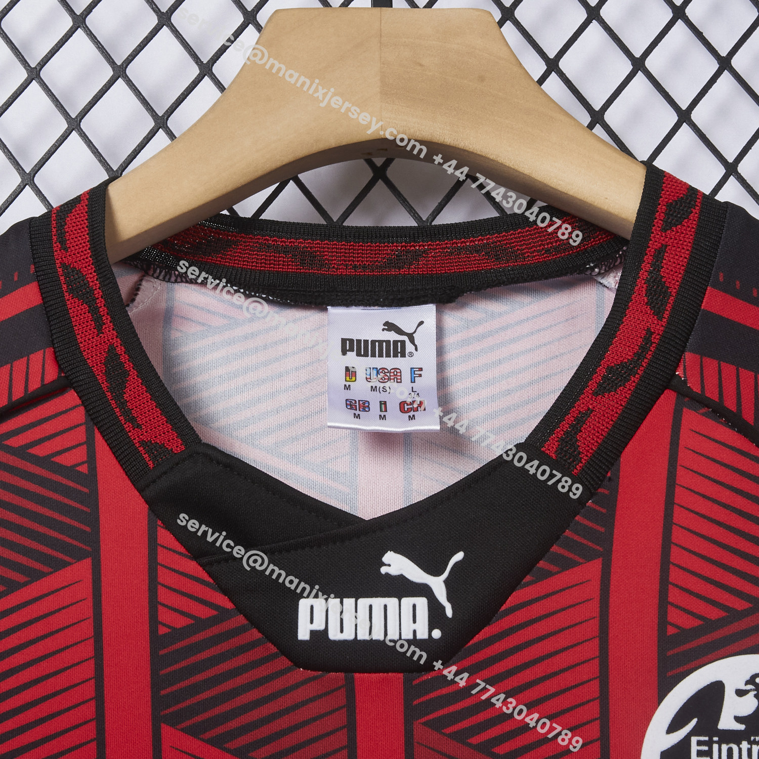 ManixJersey.com | Retro Frankfurt 1995-96 Home Jersey -Customize Name, Number and Patch | Worldwide Shipping