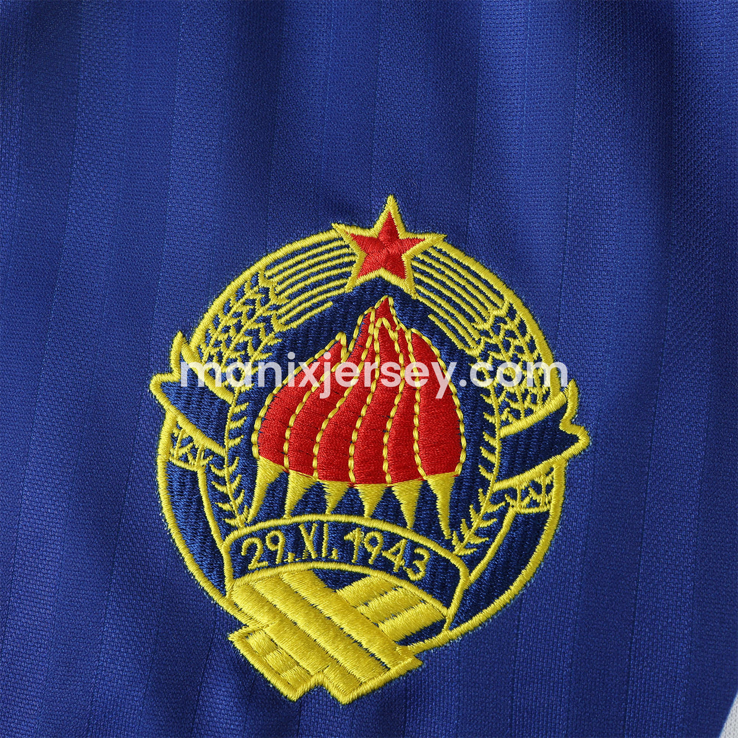 ManixJersey.com | Retro Yugoslavia 1990 Home Jersey -Customize Name, Number and Patch | Worldwide Shipping