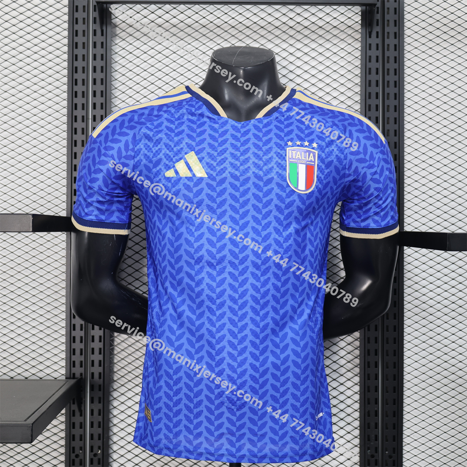ManixJersey.com | Italy 25-26 Home (Informal-release Version) Jersey - Player Version -Customize Name, Number and Patch | Worldwide Shipping