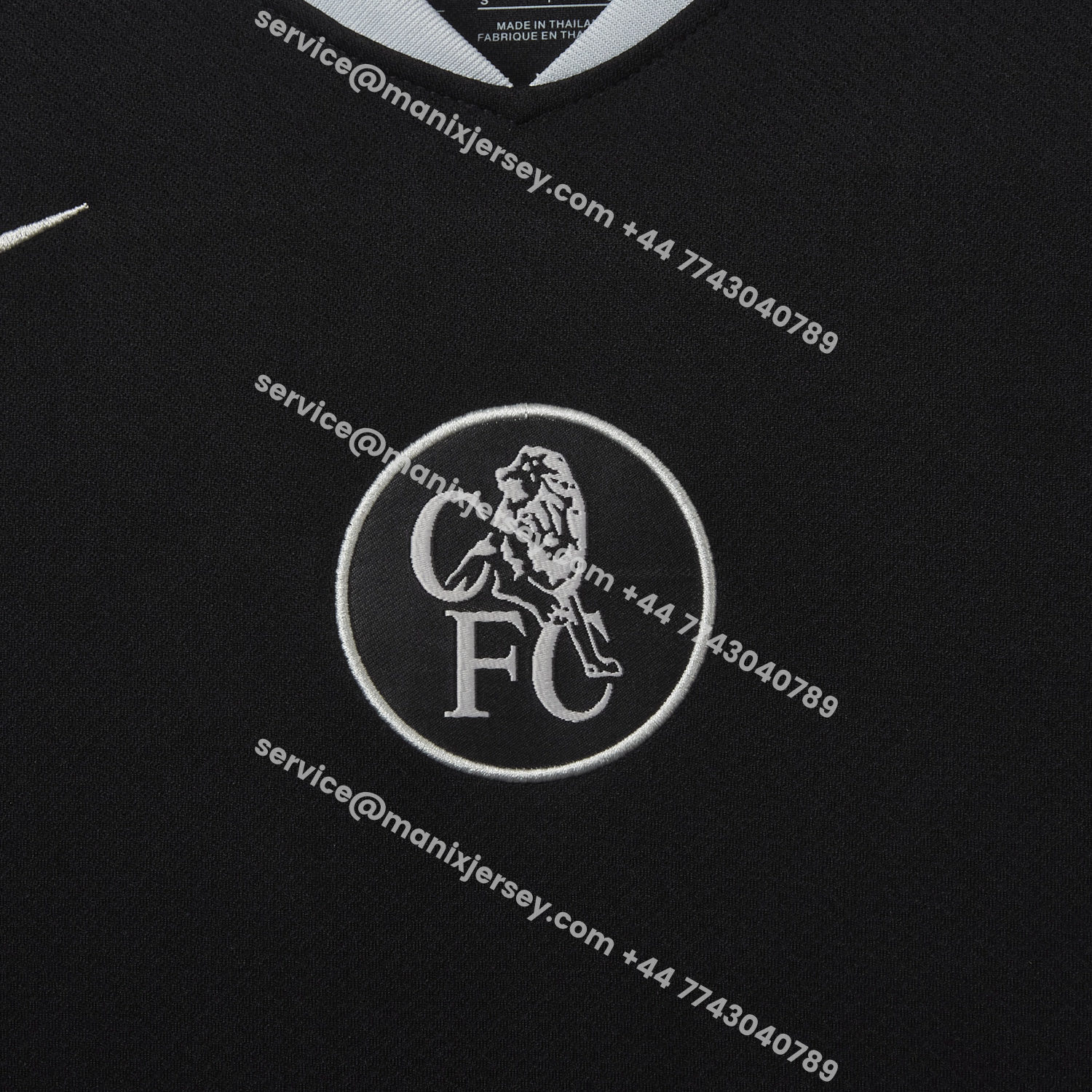 ManixJersey.com | C.H.E.L.S.E.A 25-26 Third Unsponsored Black Jersey - Fans Version -Customize Name, Number and Patch | Worldwide Shipping