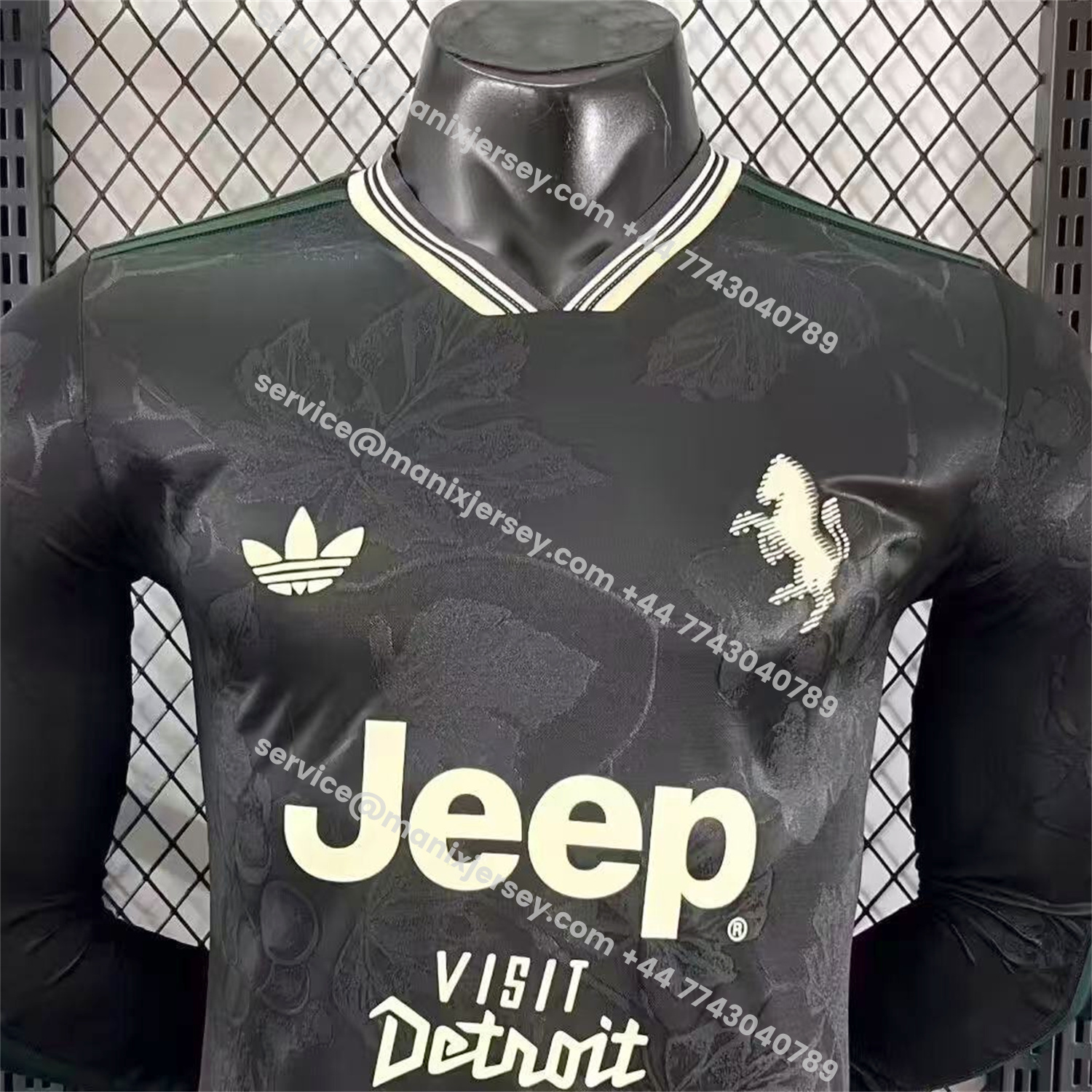 ManixJersey.com | Juventus 25-26 Third Black Long Sleeves Jersey - Player Version -Customize Name, Number and Patch | Worldwide Shipping