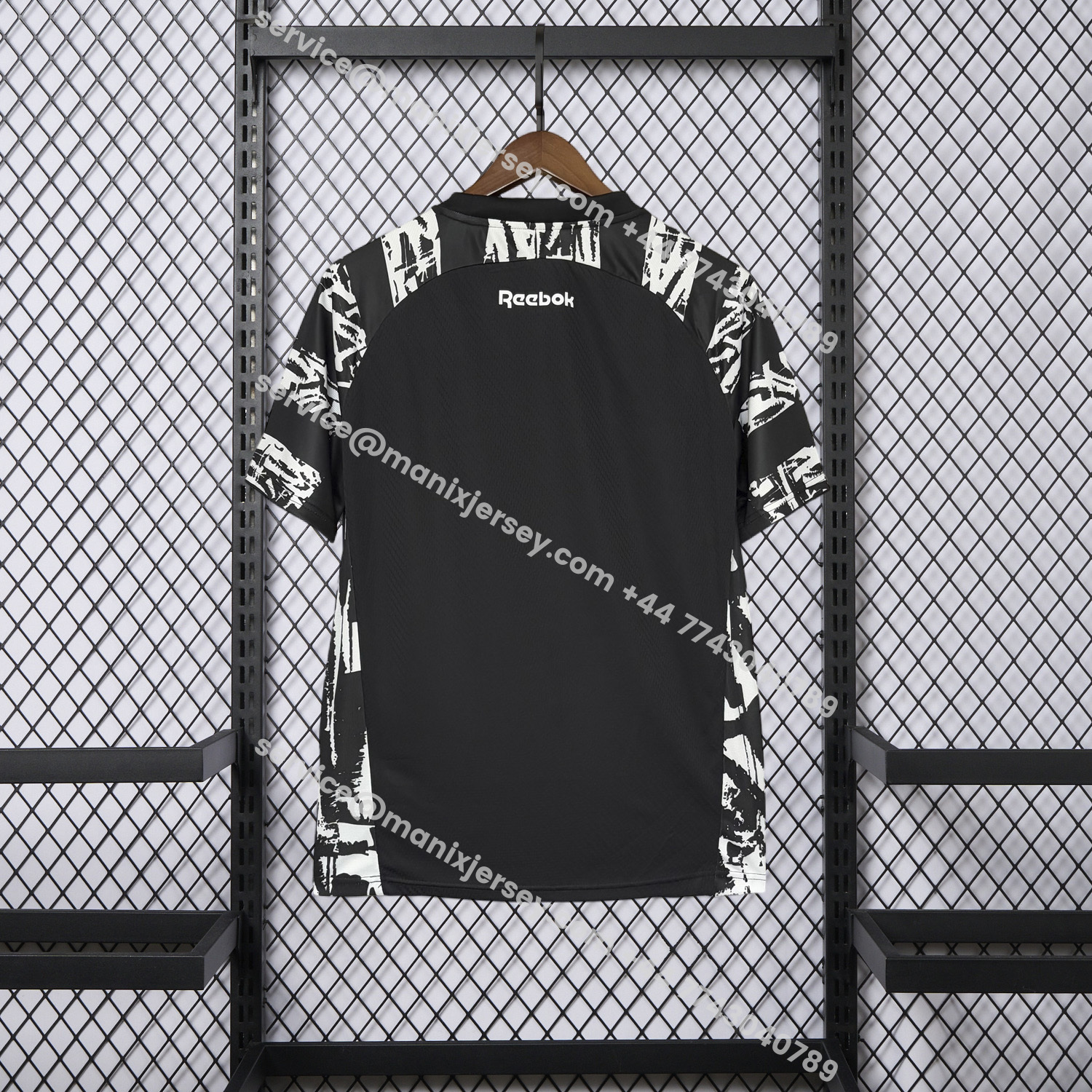 ManixJersey.com | Botafogo 25-26 Black Pre-Match Jersey - Fans Version -Customize Name, Number and Patch | Worldwide Shipping